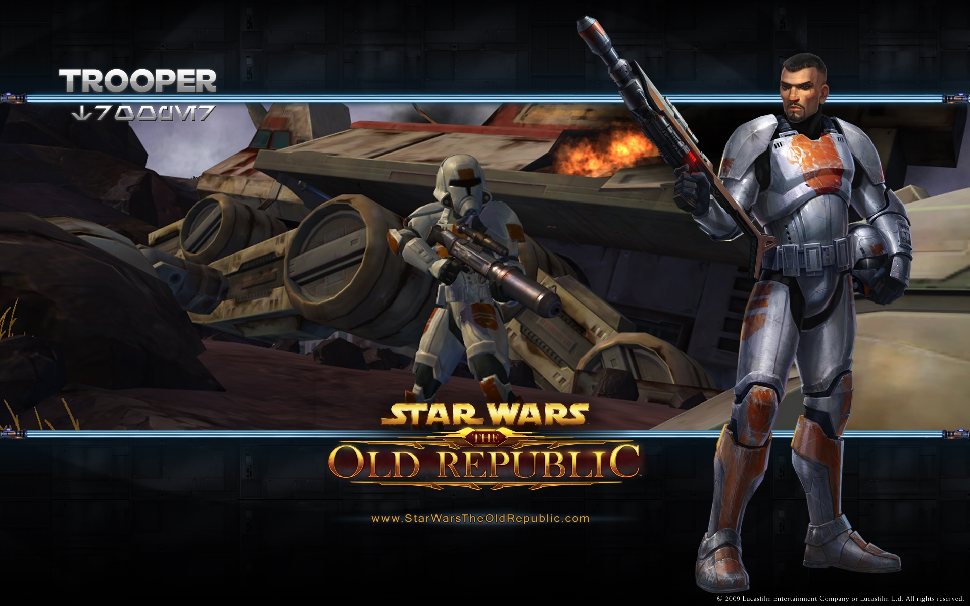 Star Wars The Old Republic Trooper HD wallpaper