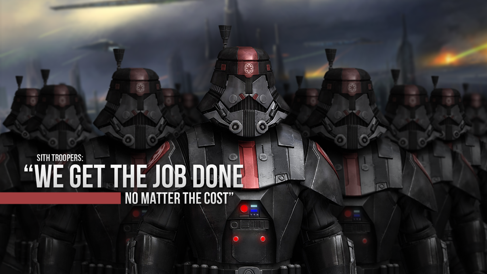 Free download Sith Wallpaper 1080p Sith troopers 1080p by [1600x900] for your Desktop, Mobile & Tablet. Explore Star Wars 1080p Wallpaper. Star Wars Wallpaper 1080p, Star Wars Star Background