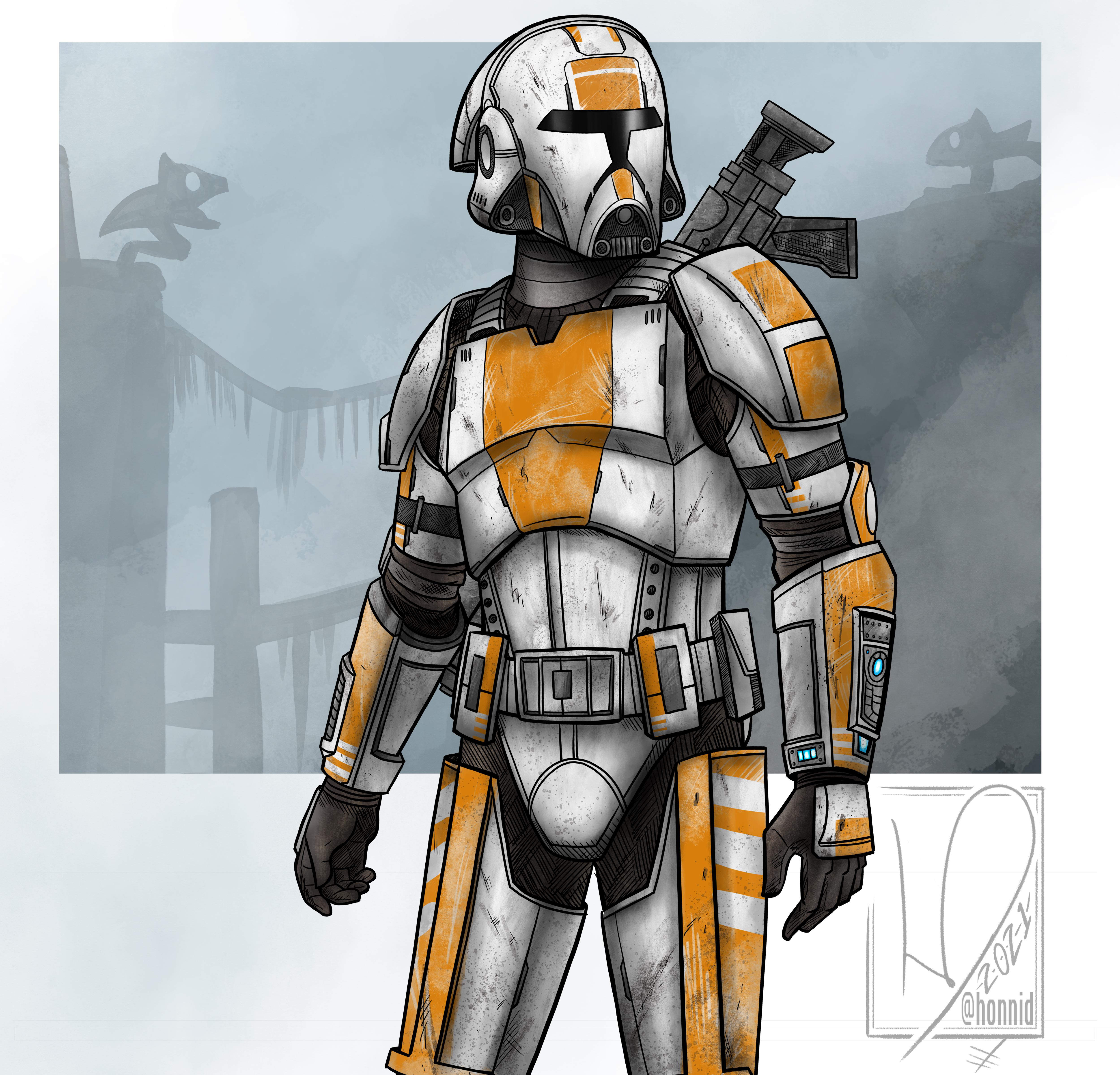 Old Republic Trooper By Honnid Honni David