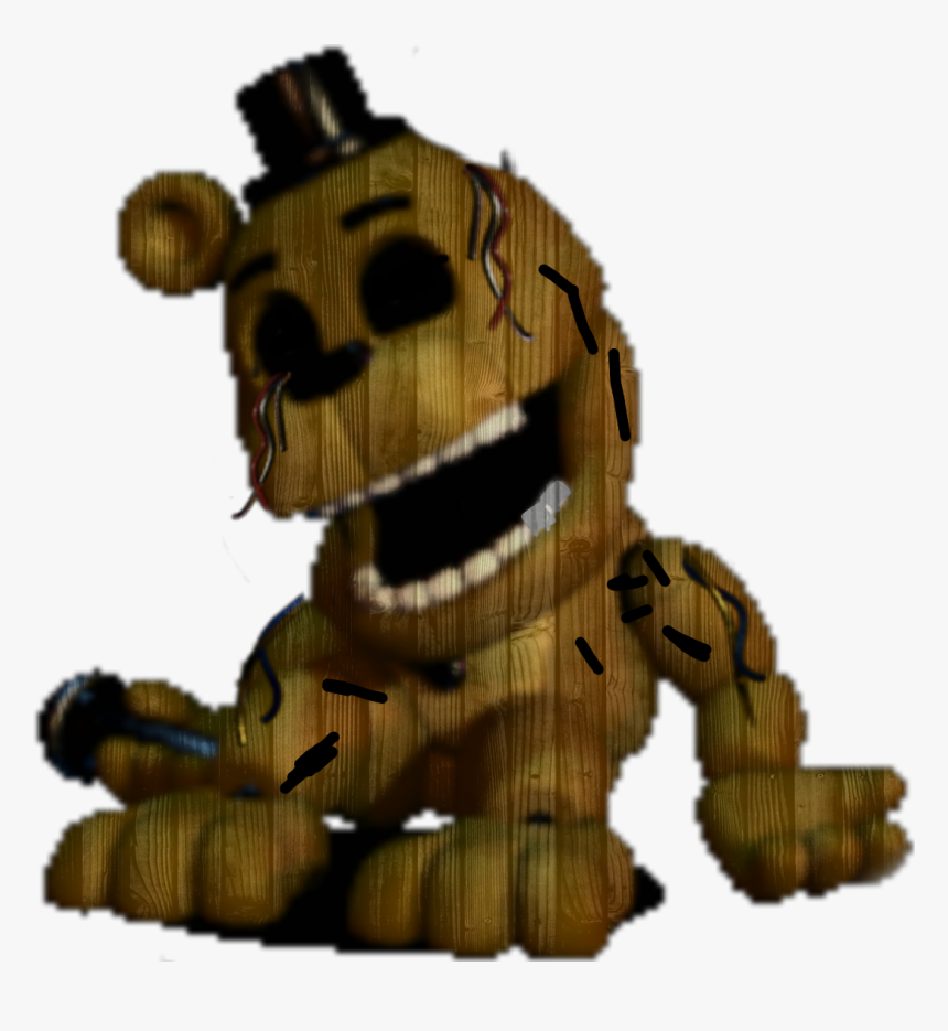 fnafworld World Adventure Golden Freddy, HD Png Download, Transparent Png Image