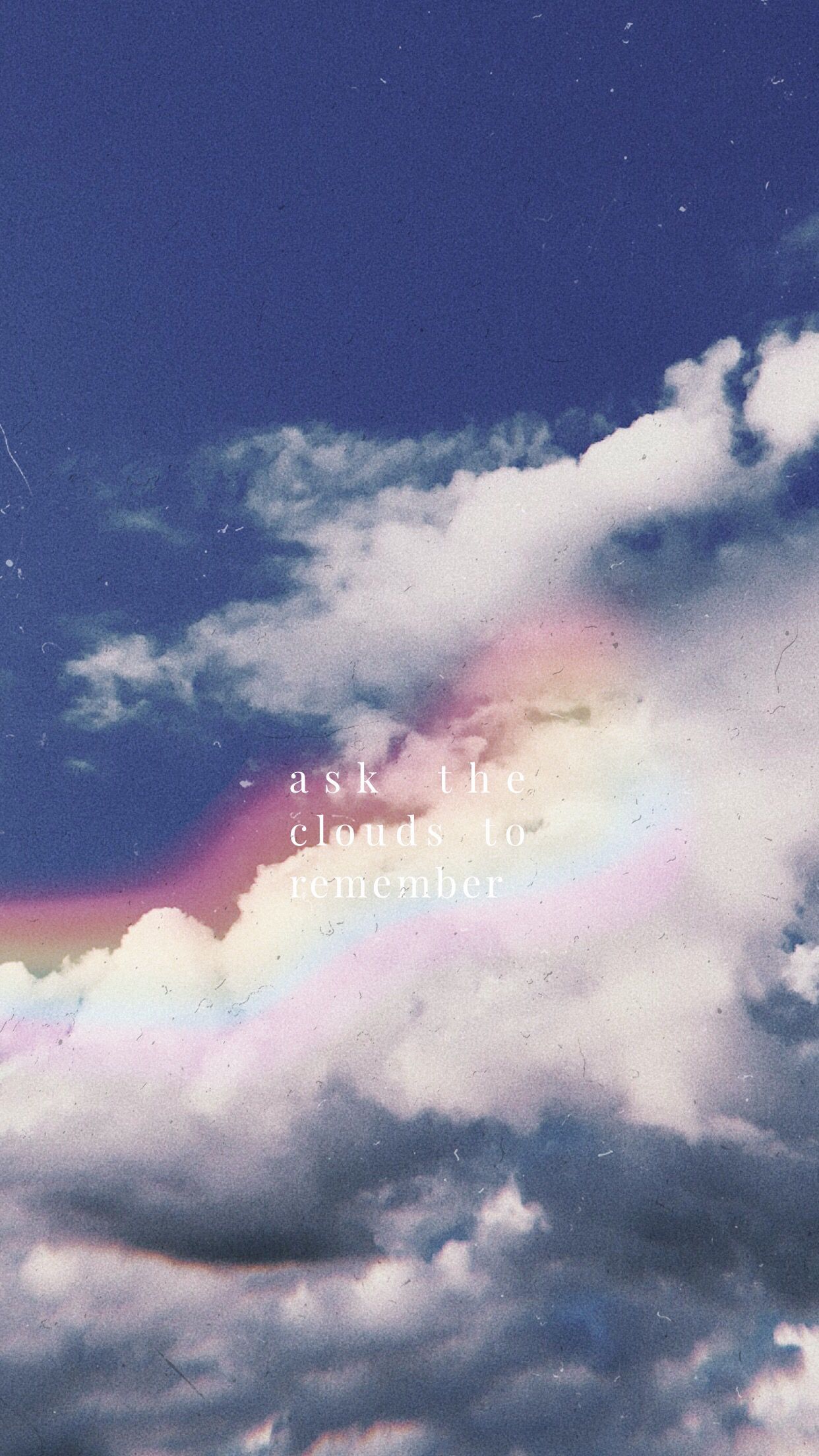 Clouds Aesthetic Quotes Wallpaper Free Clouds Aesthetic Quotes Background