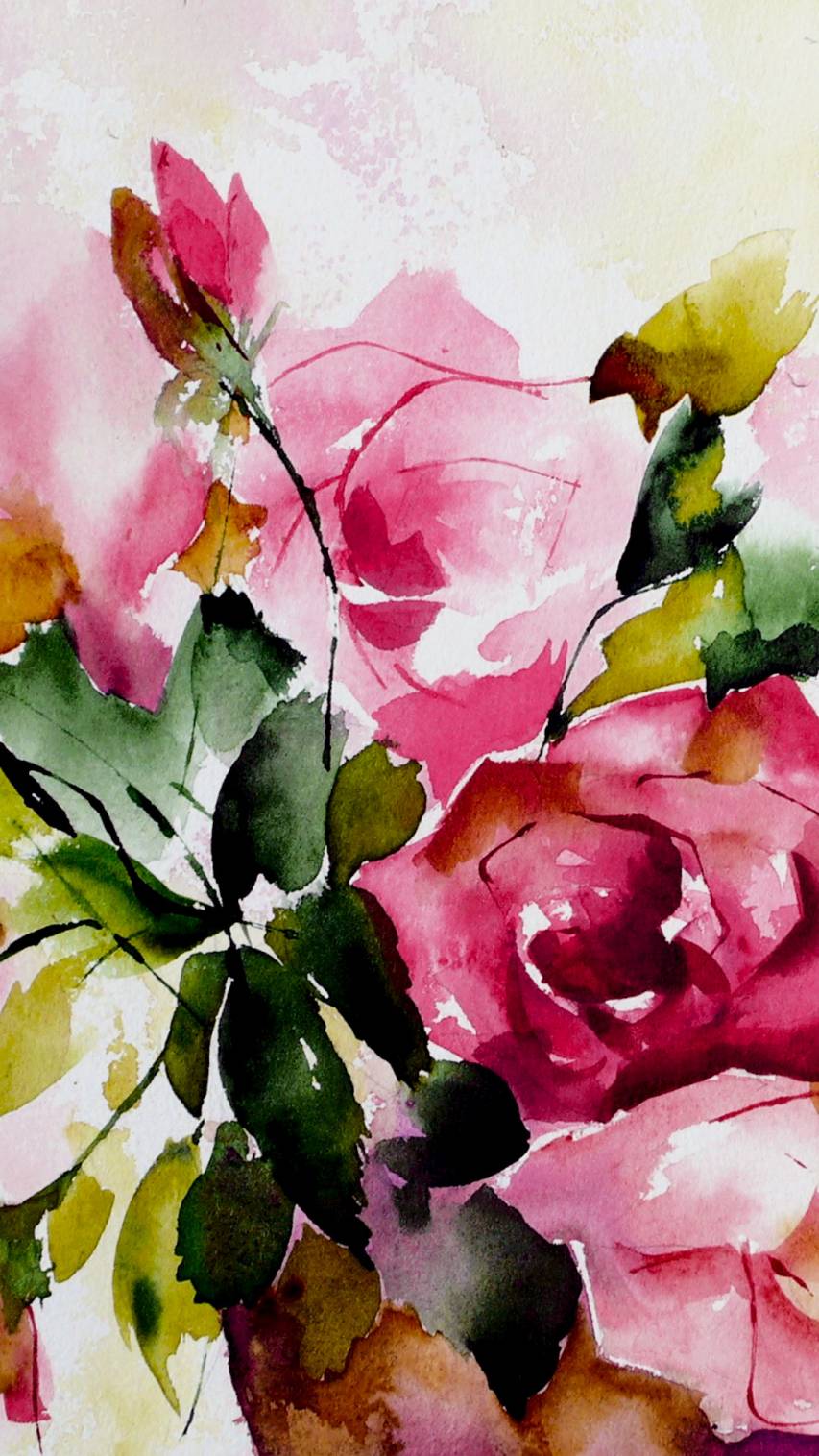 Watercolor IPhone HD Wallpaper, Top