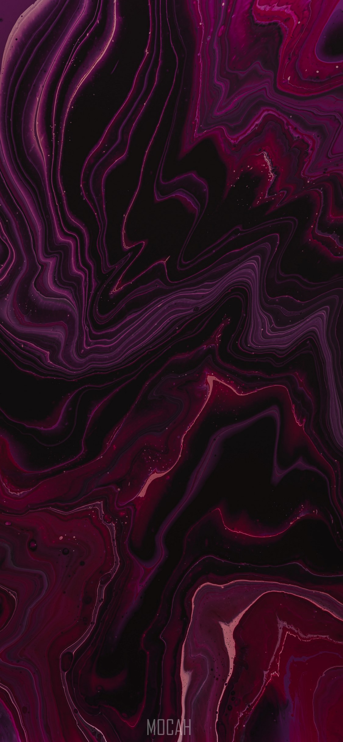 Art, Texture, Red, Purple, Painting, Apple iPhone 11 Pro wallpaper full hd, 1125x2436 Gallery HD Wallpaper