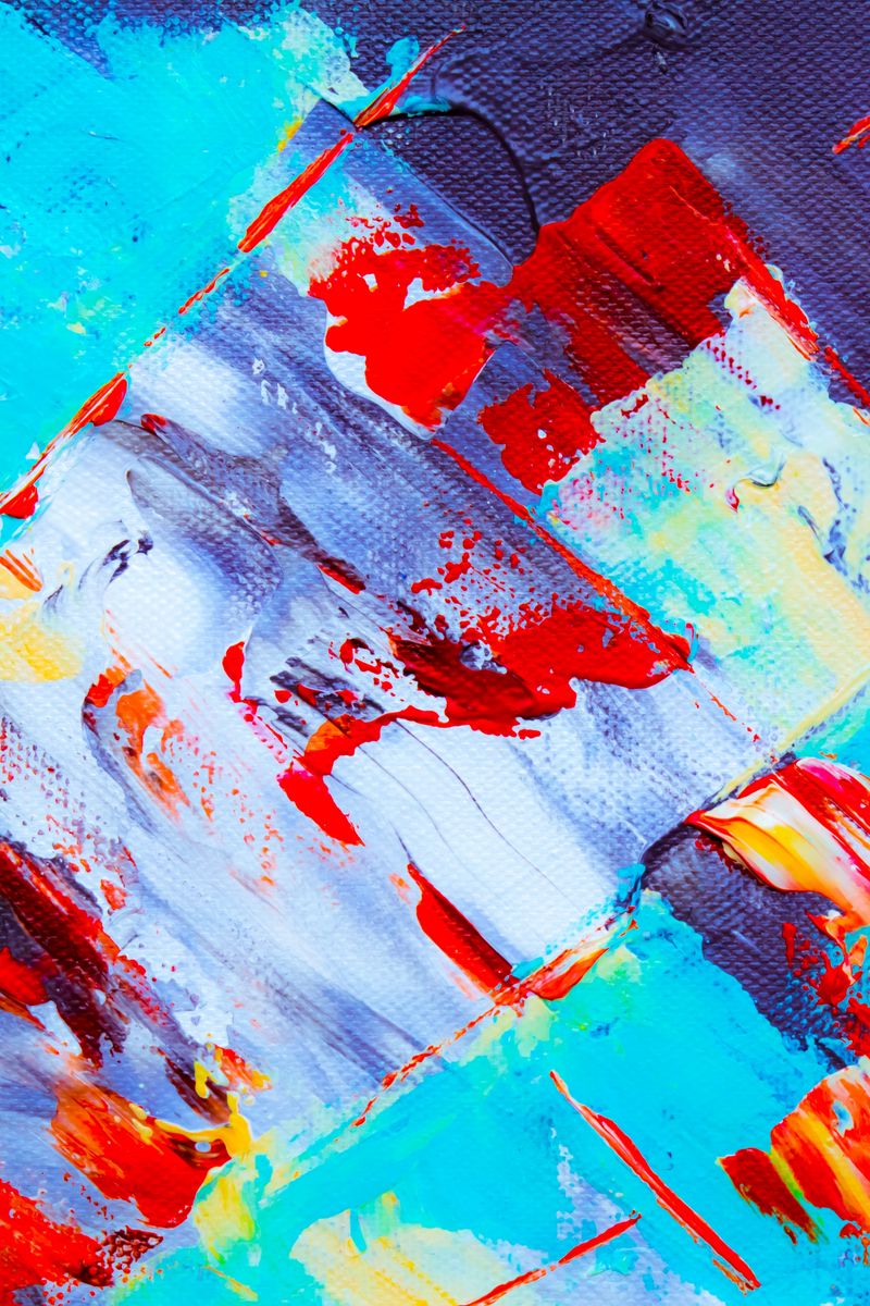 Download Wallpaper 800x1200 Canvas, Paint, Acrylic, Stains, Chaos, Abstract Iphone 4s 4 For Parallax HD Background