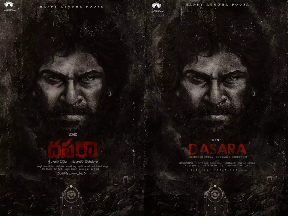 Natural Star Nani's 'Dasara' motion poster out, his rustic look grabs eyeballs. Telugu Movie News of India