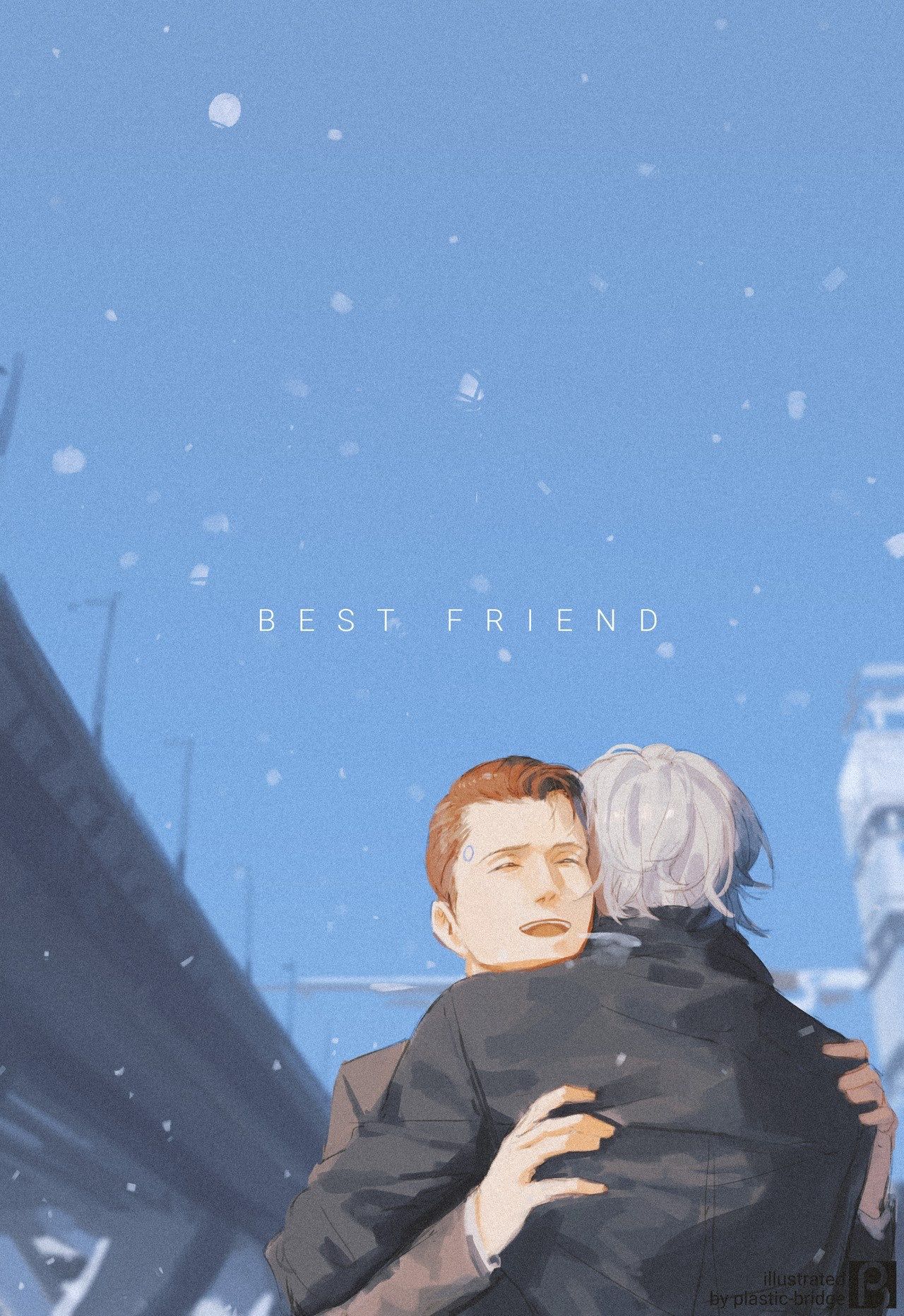 Detroit Become Human Connor And Hank By: Plastic Bridge.tumblr.com. Detroit Being Human, Detroit Become Human, Detroit Become Human Connor