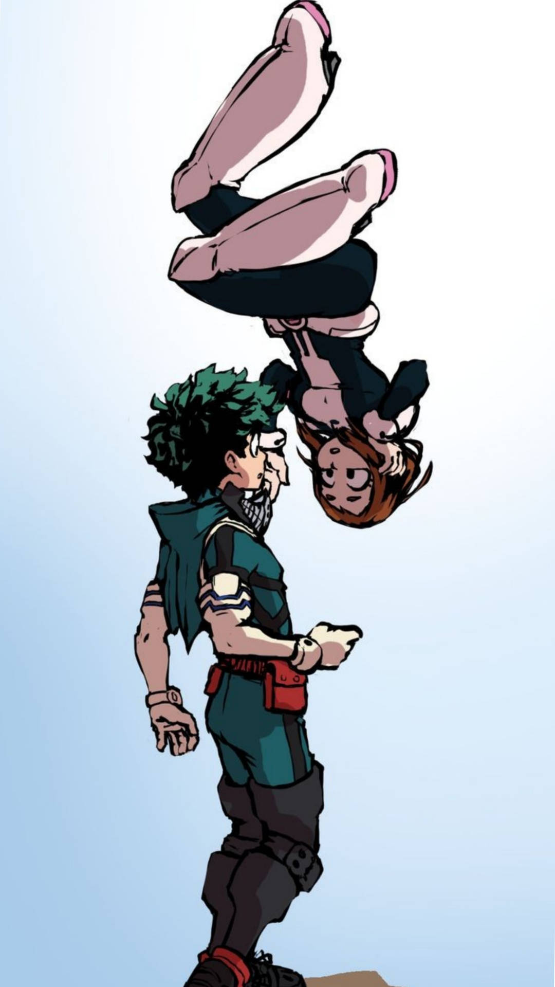 Download Ochaco And Izuku My Hero Academia iPhone Wallpaper