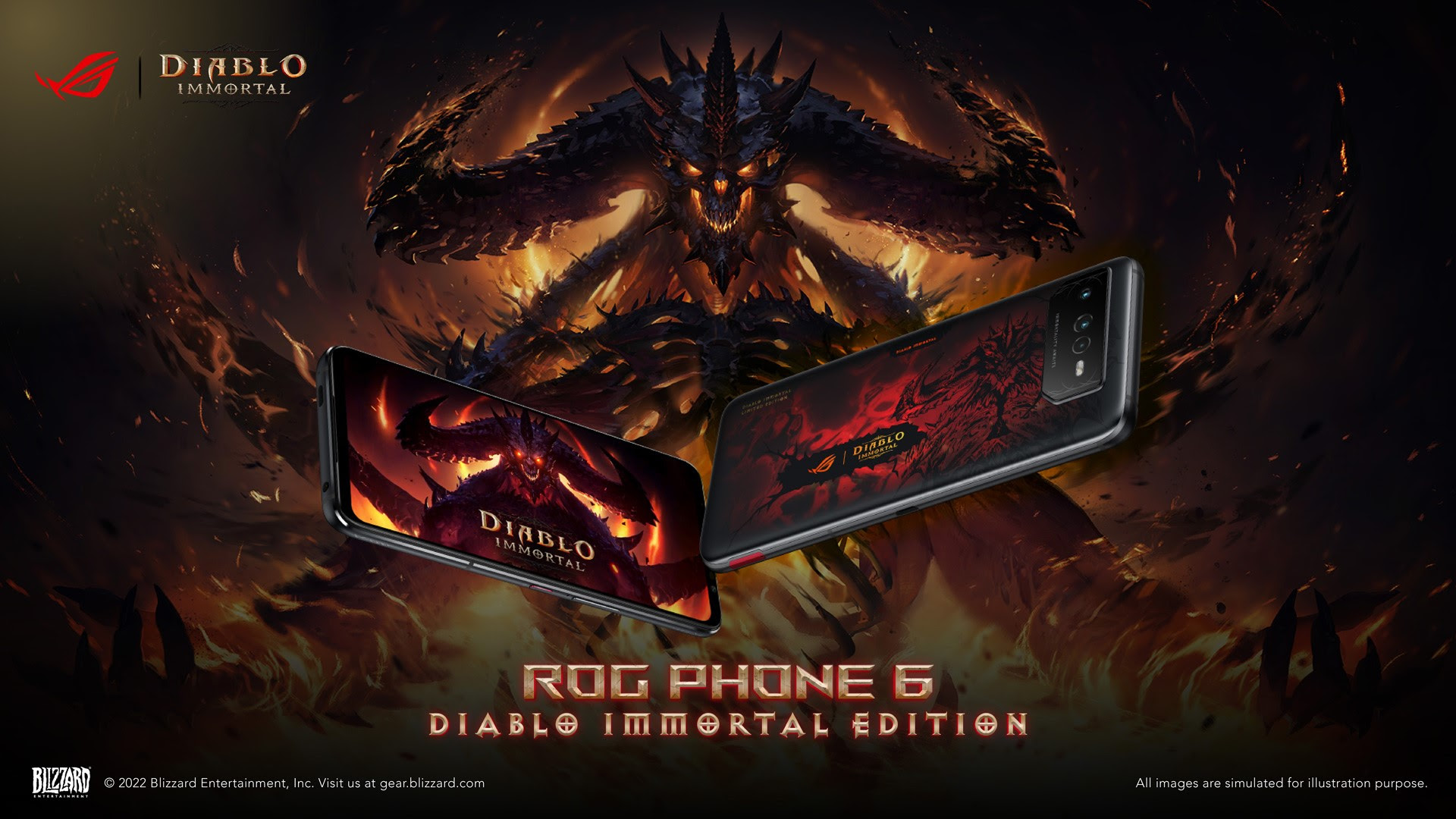 ASUS Republic of Gamers and Blizzard Entertainment Launched Exclusive ROG Phone 6 Diablo Immortal Edition