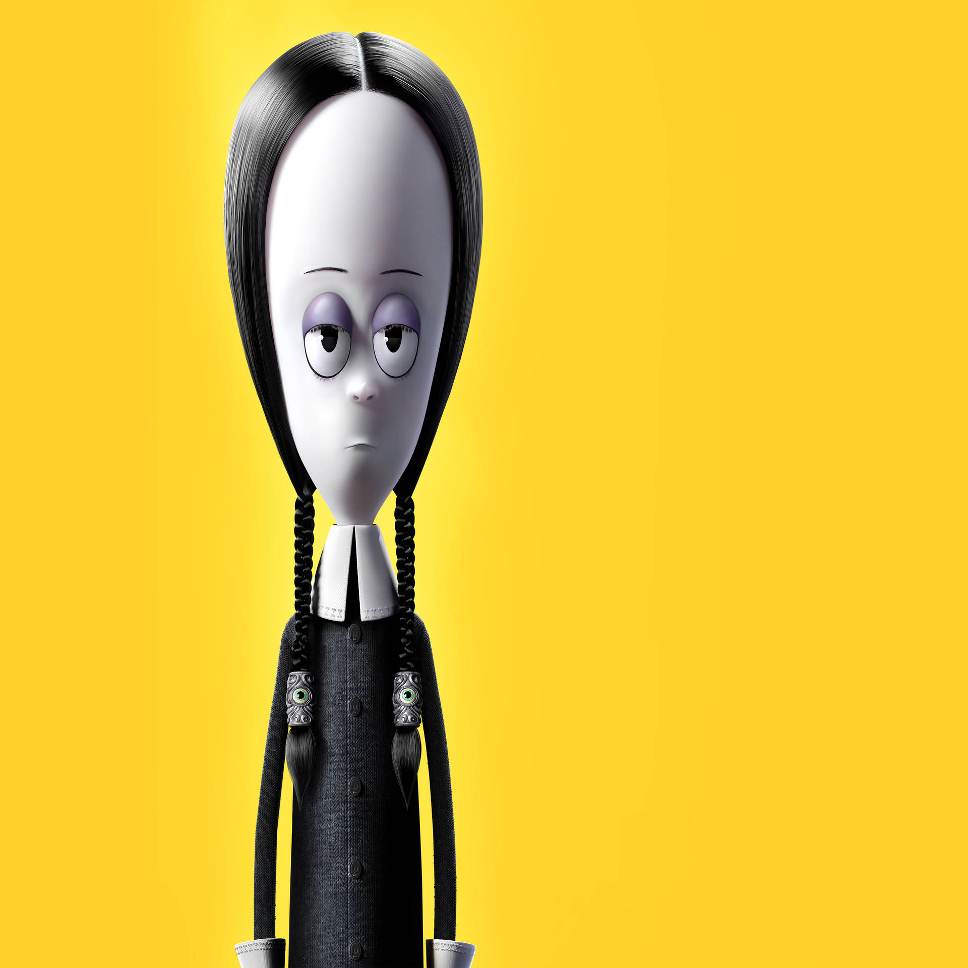Wednesday Addams Cartoon Wallpapers Wallpaper Cave