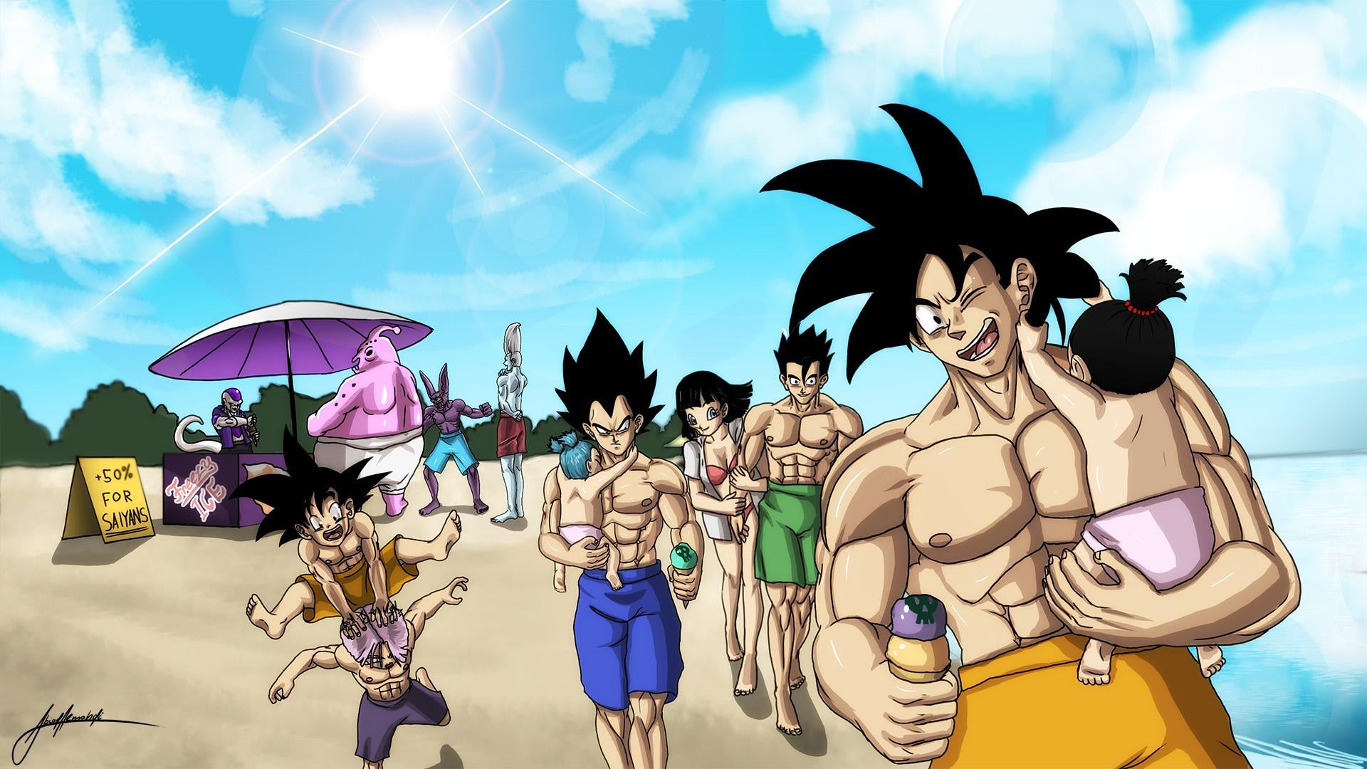 DBZ Summer Wallpapers - Wallpaper Cave