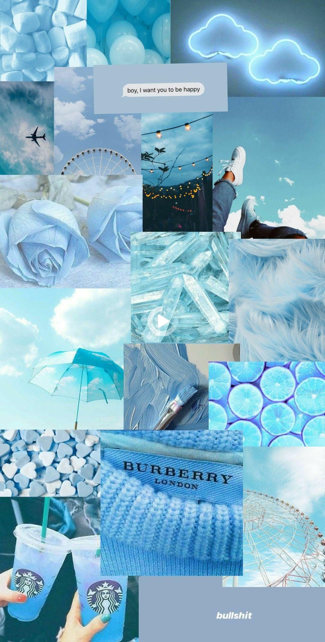 Aesthetic Blue Wallpaper