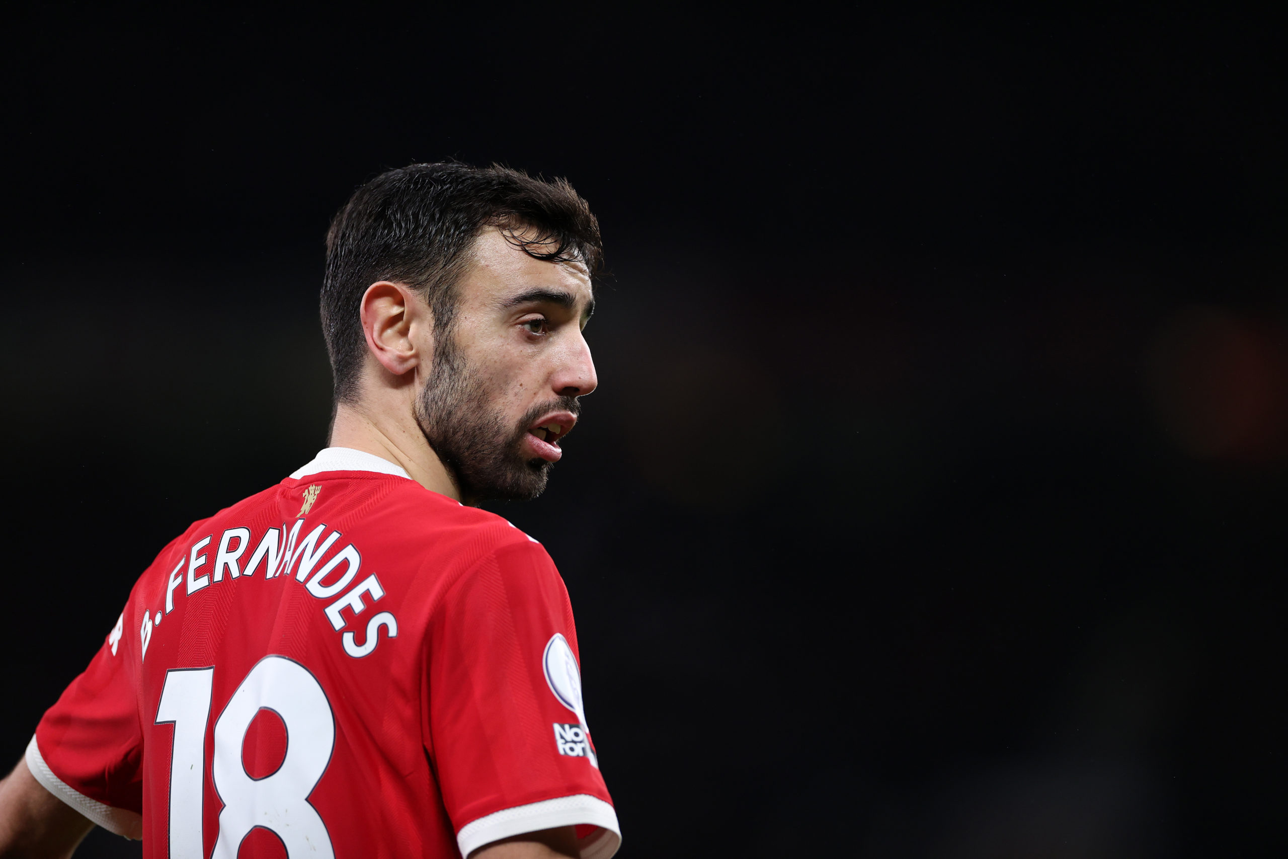 Bruno Fernandes training hard during Manchester United's time off