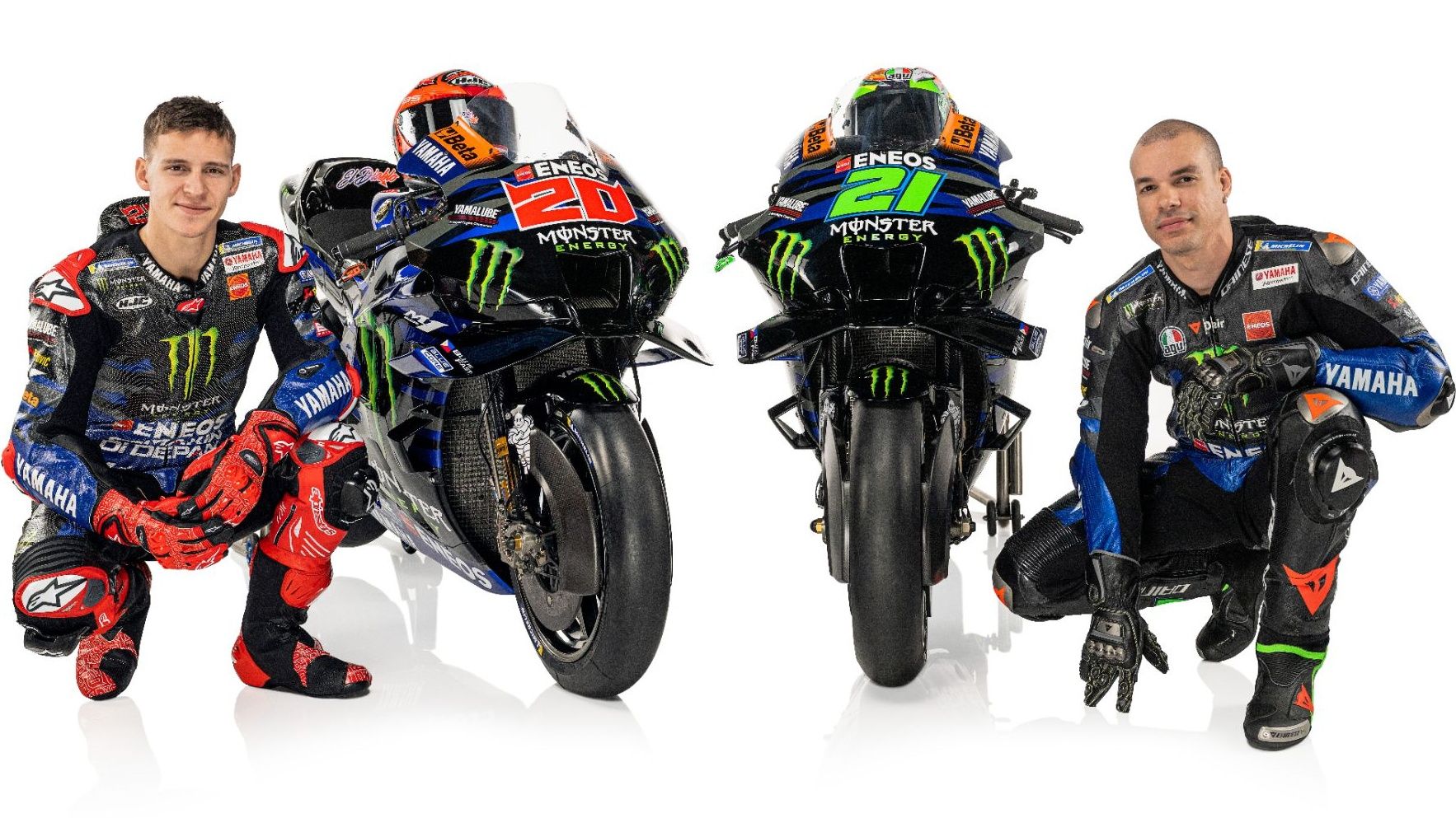 Yamaha YZR M1 Monster MotoGP 2023 De Quartararo Y Morbidelli