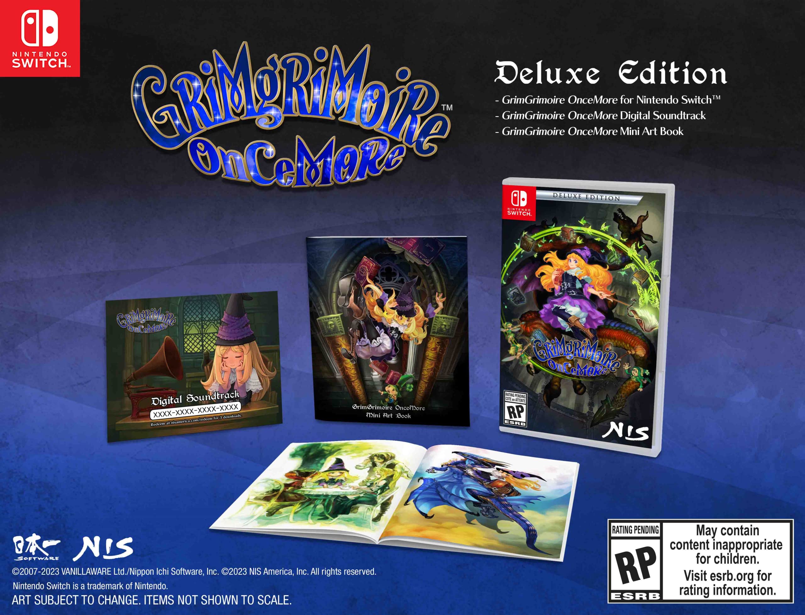 GrimGrimoire OnceMore: Deluxe Edition Switch, Koei Tecmo America Corpor: Everything Else
