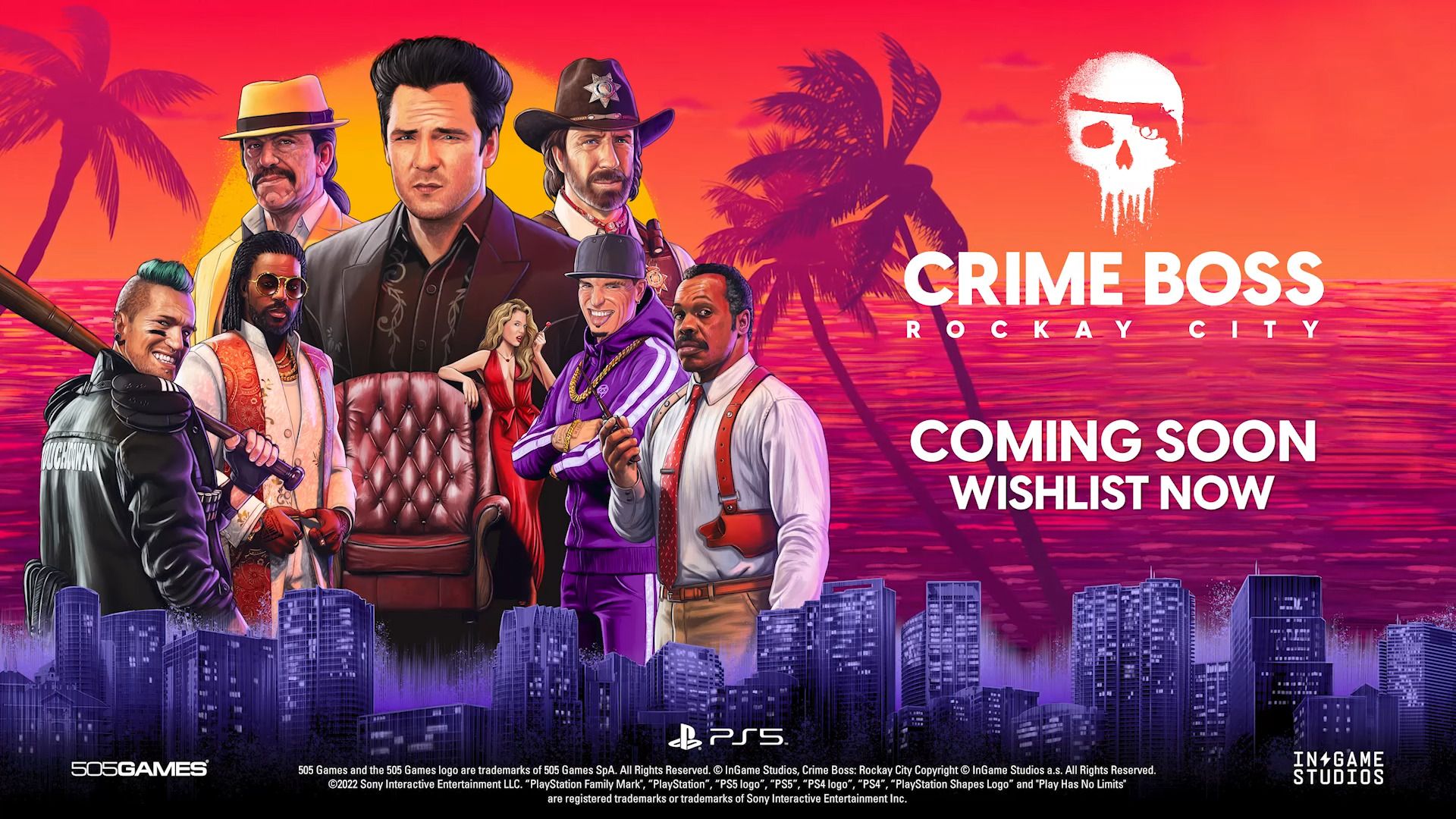 Crime Boss: Rockay City Features All Star Cast; Releases March 28th, 2023