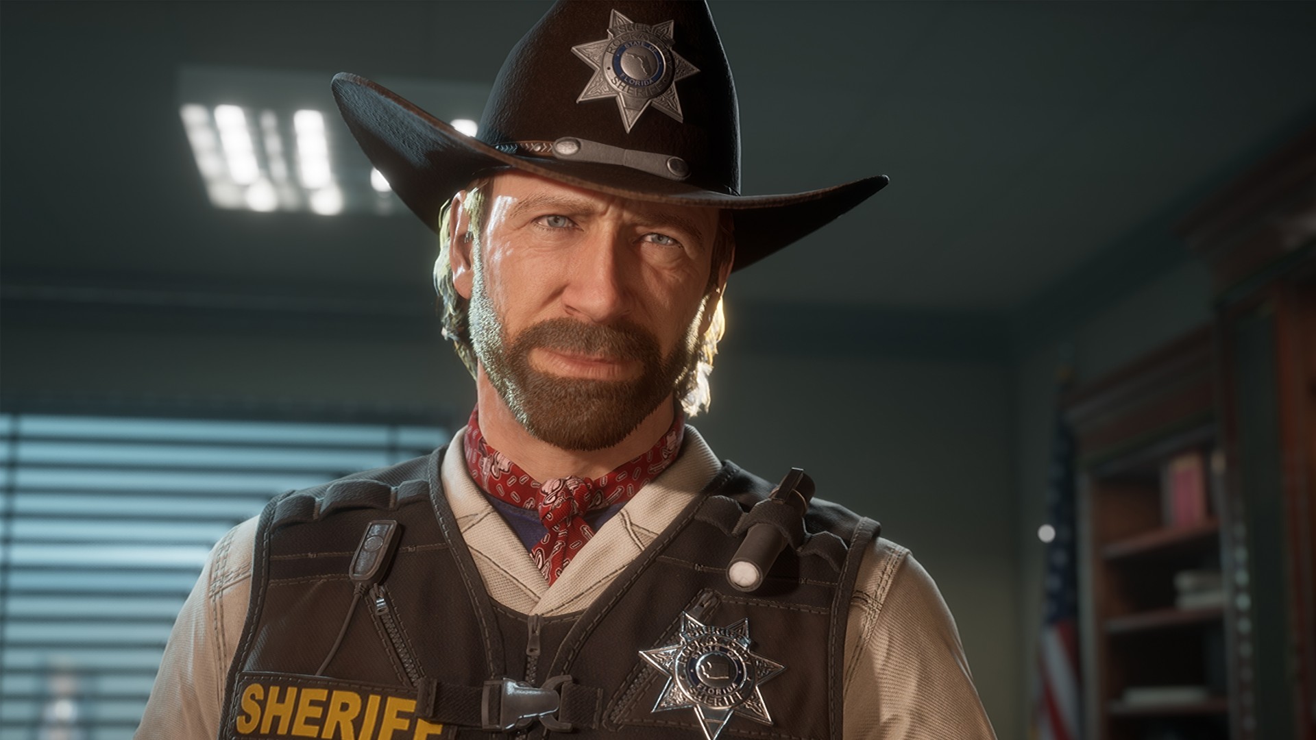 Crime Boss Rockay City roadmap outlined by director and involves Chuck Norris riding a horse through a nightclub