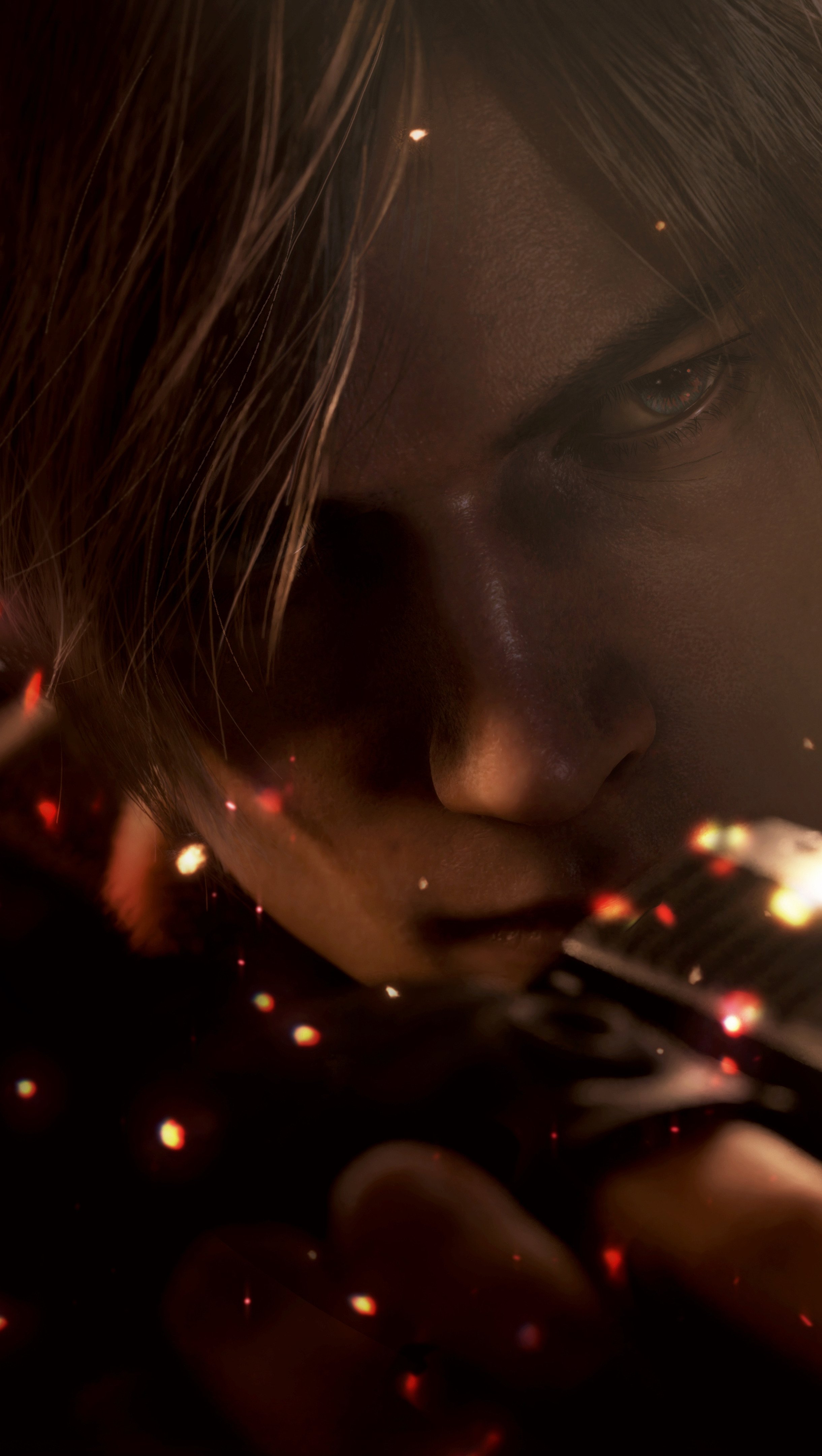 Leon Resident Evil 4 Remake Fondo de pantalla 8k Ultra HD