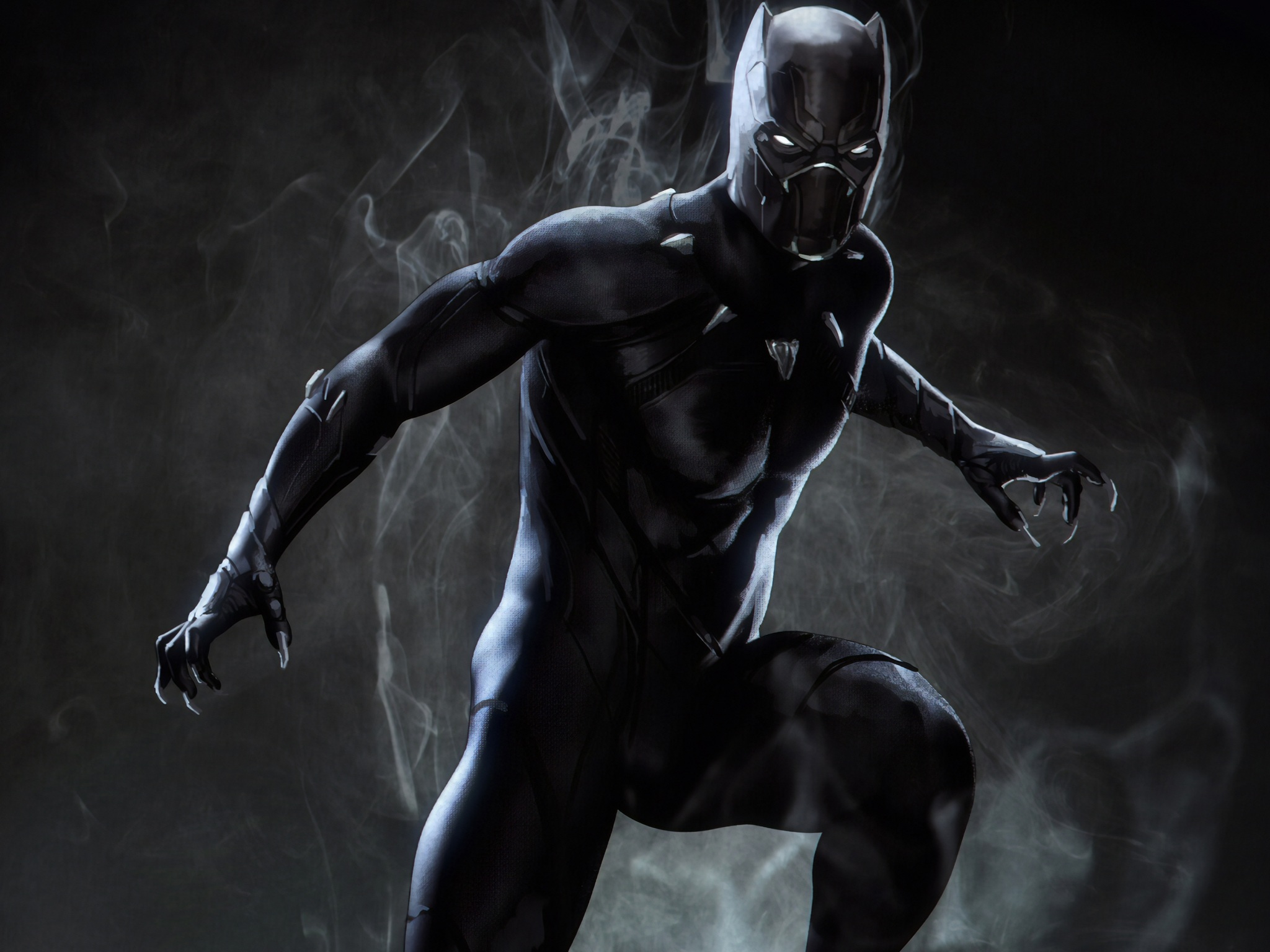 Wallpaper 4k Black Panther Marvel Superhero Wallpaper