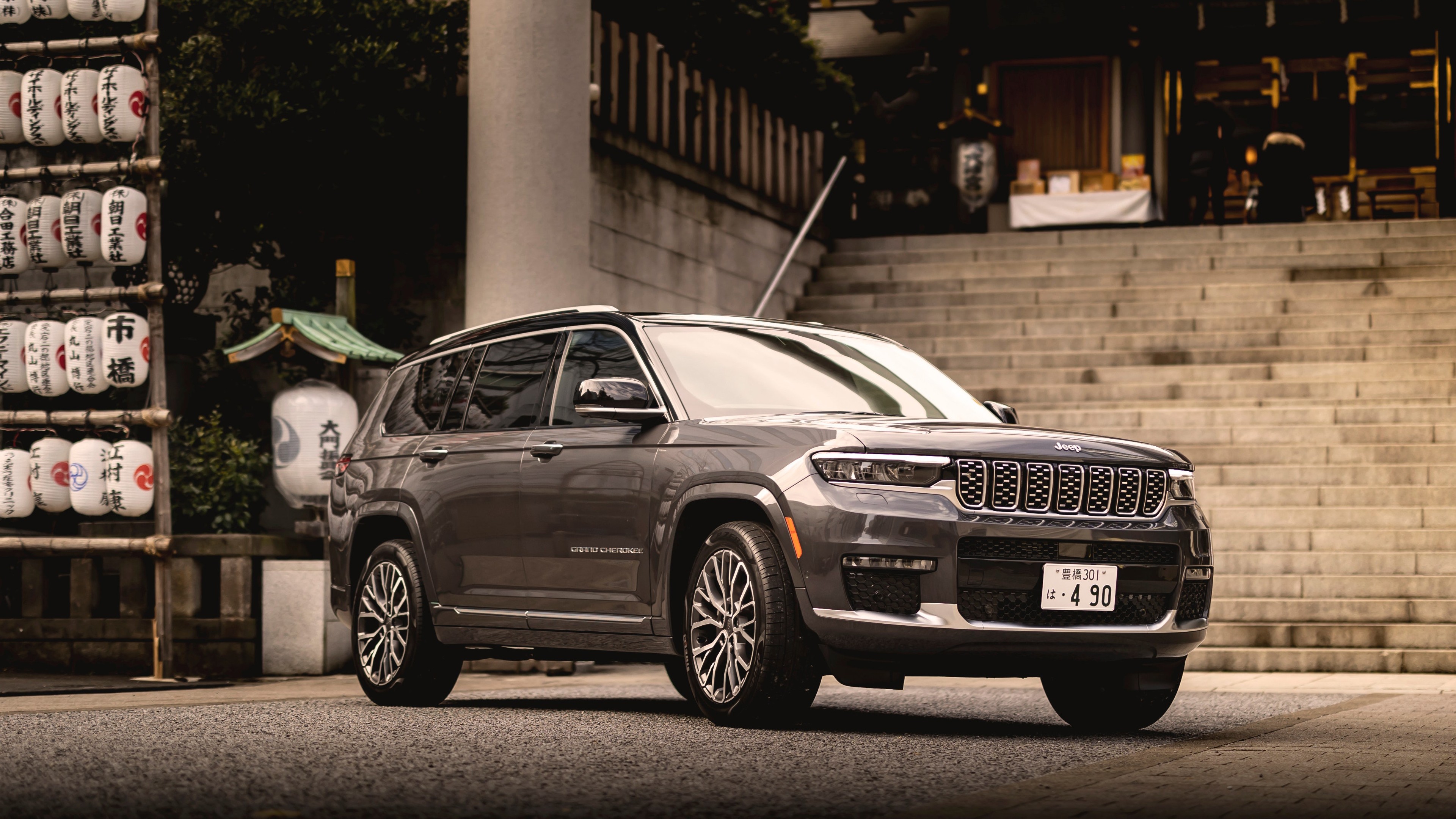 Jeep Grand Cherokee L Summit Reserve 2022 4K Wallpaper Car Wallpaper
