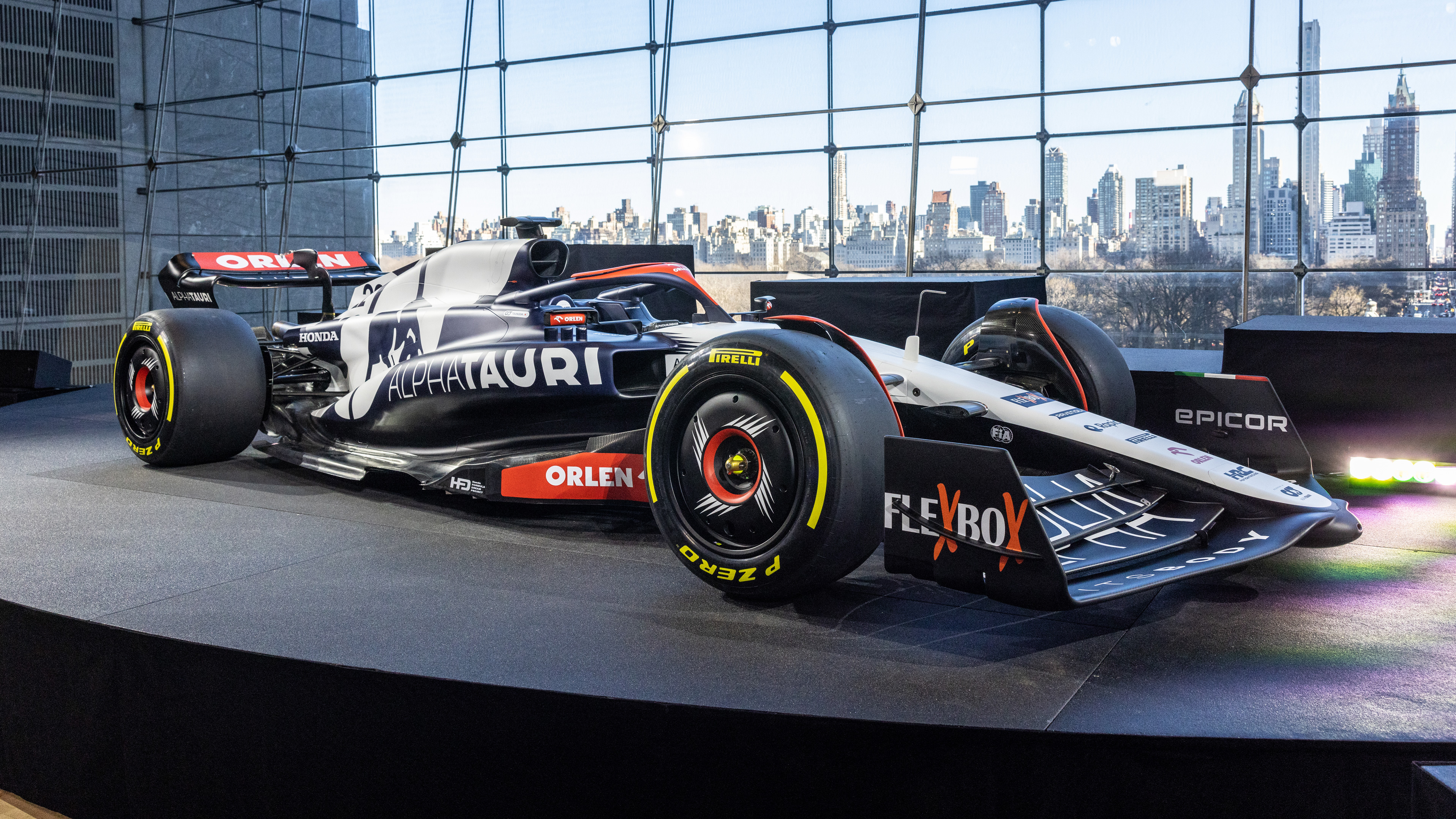 AlphaTauri AT04 livery revealed in New York