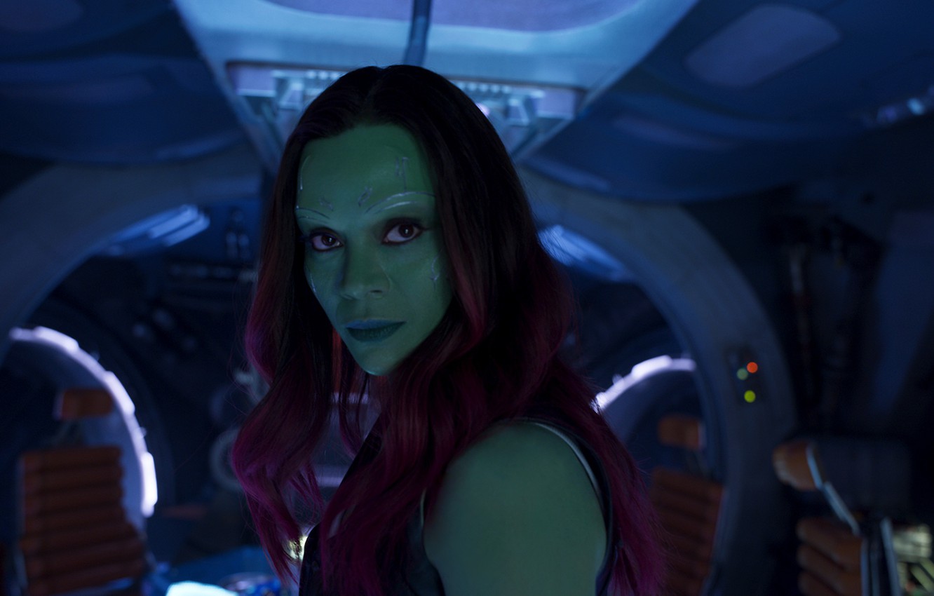 Wallpaper Zoe Saldana, marvel, marvel, Zoe Saldana, Guardians Of The Galaxy, Gamora, Gamora, Guardians of the galaxy vol.2 image for desktop, section фильмы