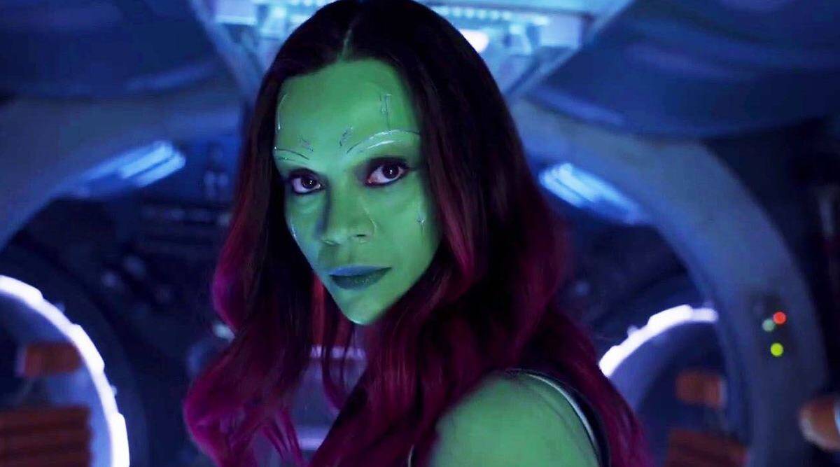 Zoe Saldana reveals possible Guardians of the Galaxy 3 spoilers, Marvel Security forces her to delete post. Entertainment News, The Indian Express