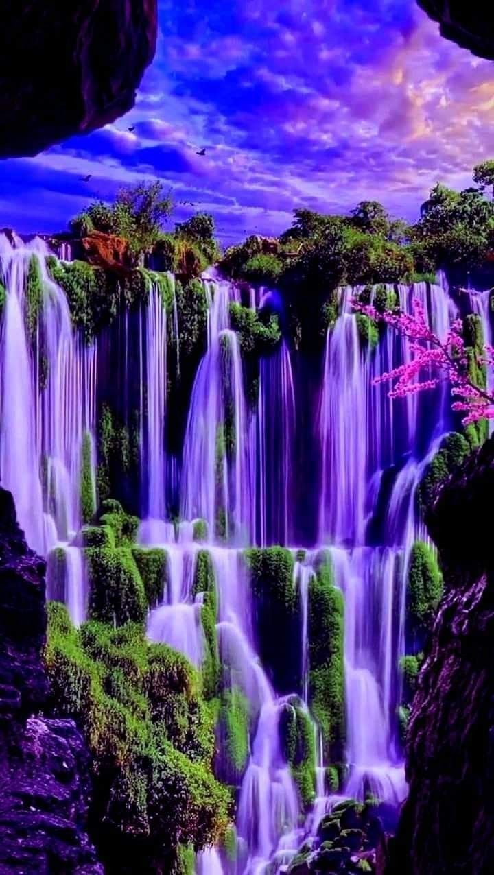 Τοπία. Beautiful landscape wallpaper, Beautiful waterfalls, Beautiful nature p. Fond d'écran coloré, Belles image de fleurs, Belle nature