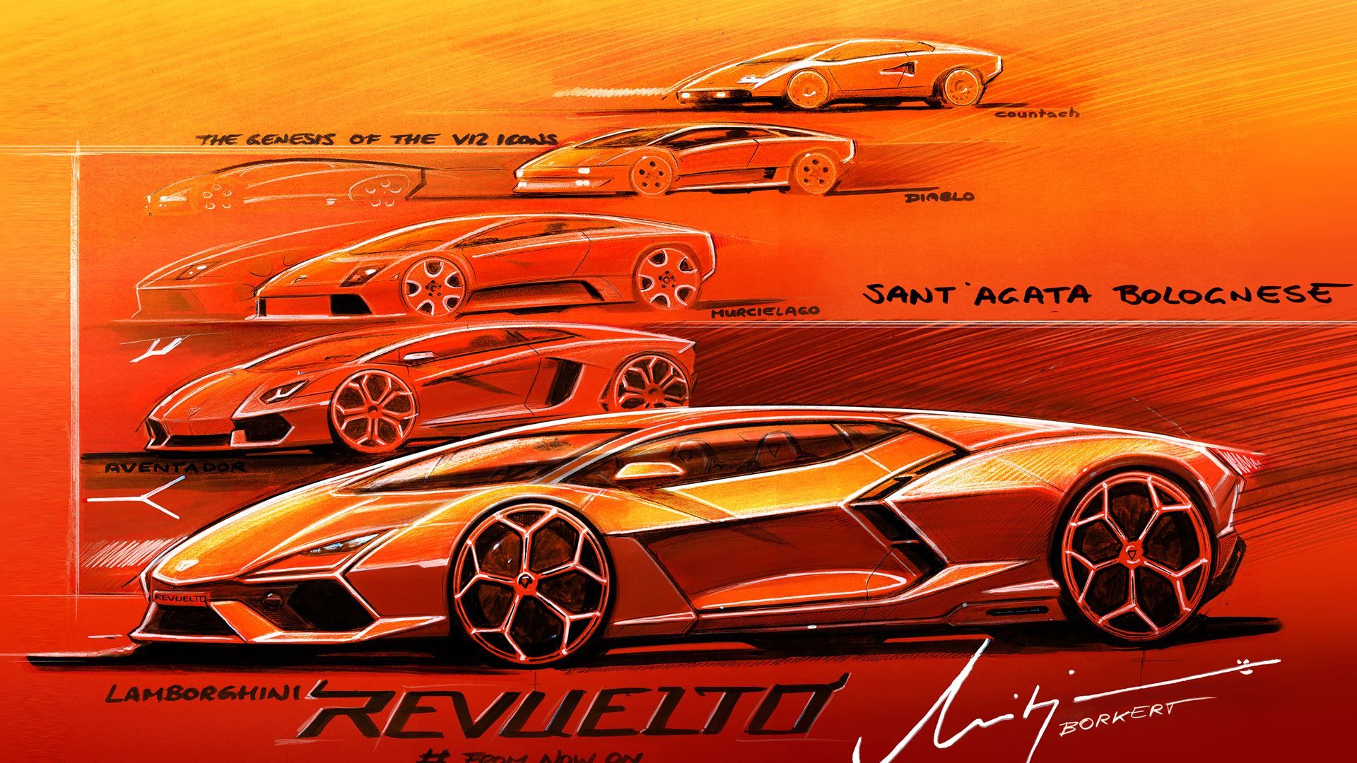 Lamborghini Revuelto. For a V that and more