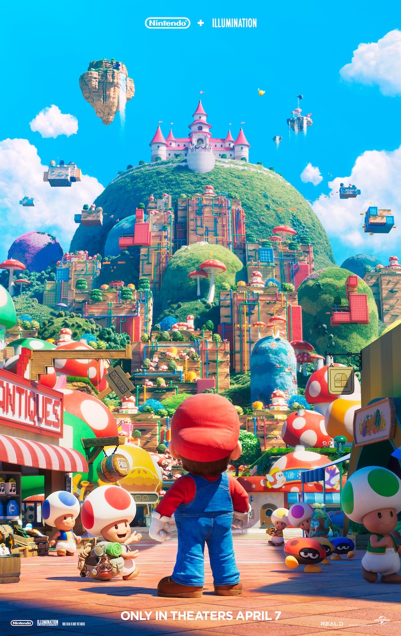 The Super Mario Bros. Movie Poster Showcases the Mushroom Kingdom