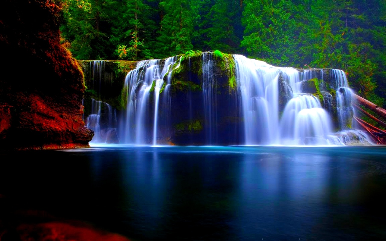 Free download Waterfall Wallpaper HD image Live HD Wallpaper HQ [1280x800] for your Desktop, Mobile & Tablet. Explore Waterfall HD Wallpaper. Waterfall Wallpaper, Waterfall Background, Forest Waterfall Wallpaper