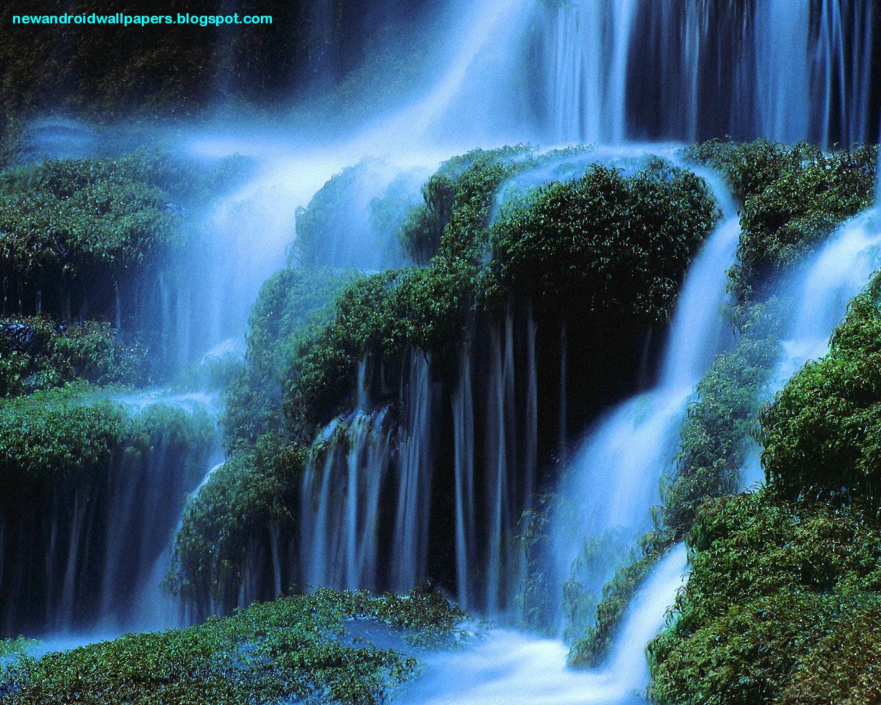 3D Beautiful Waterfall Wallpaper