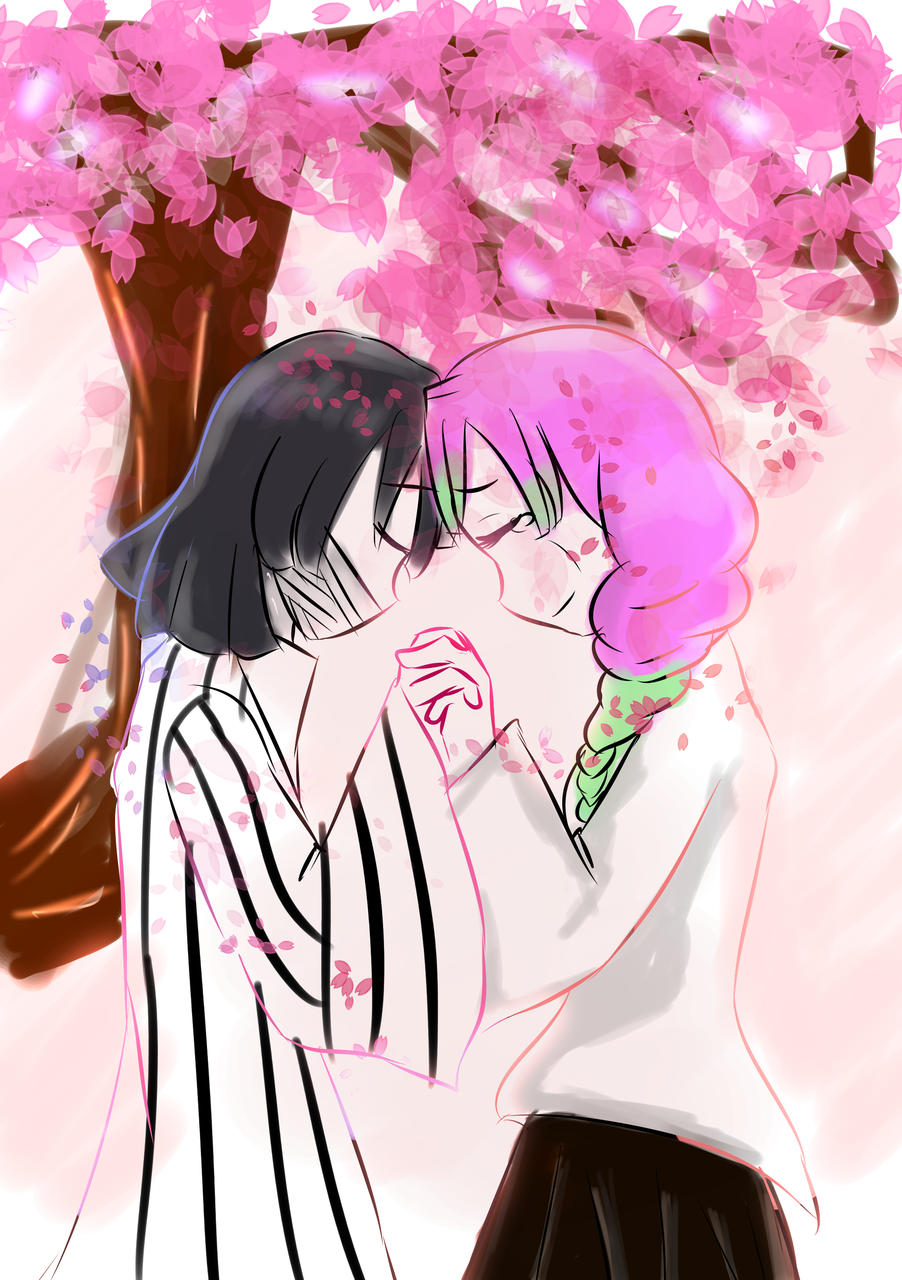 kanroji mitsuri x obanai iguro Manon ART street