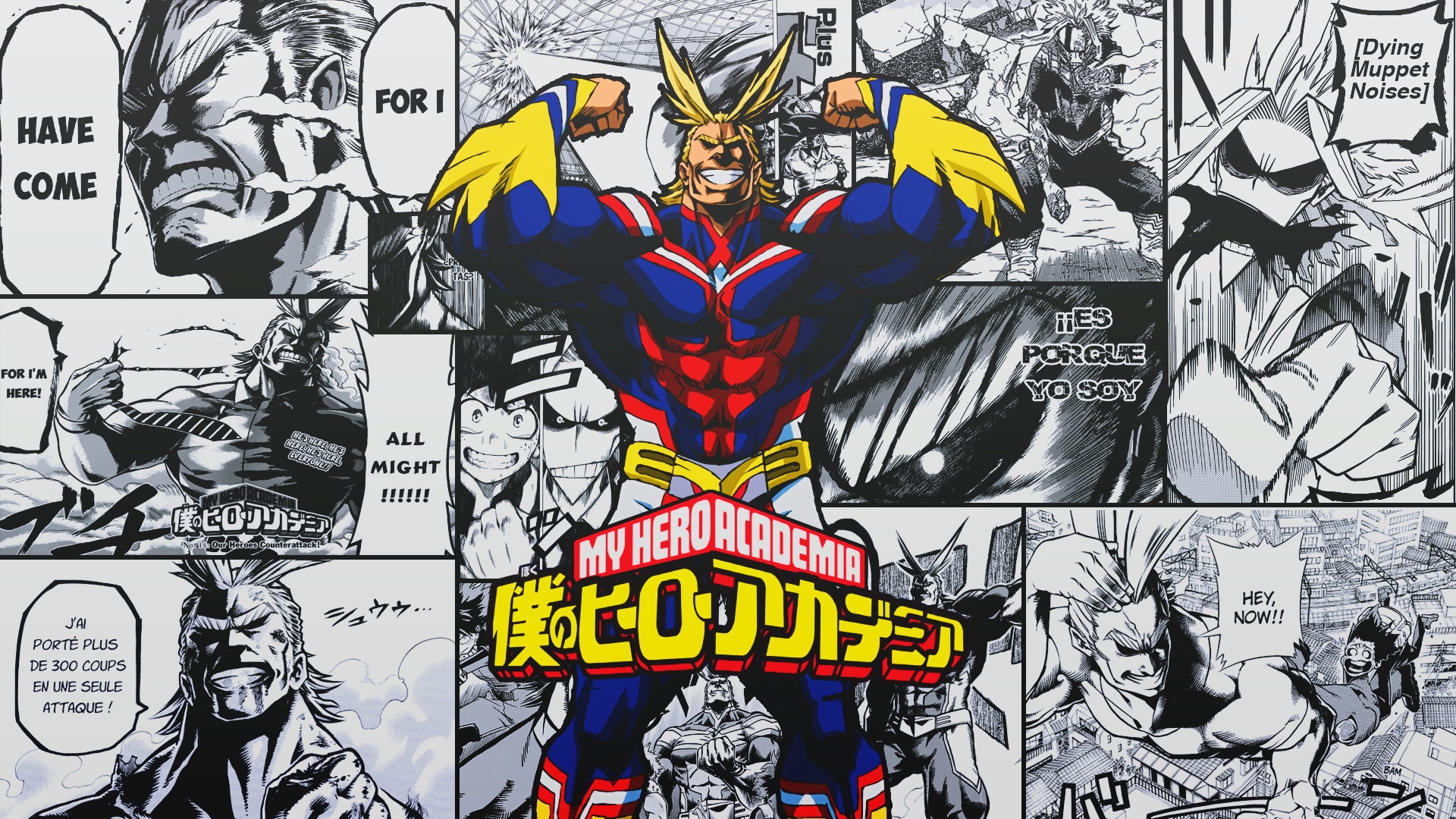 All Might Manga Wallpaper