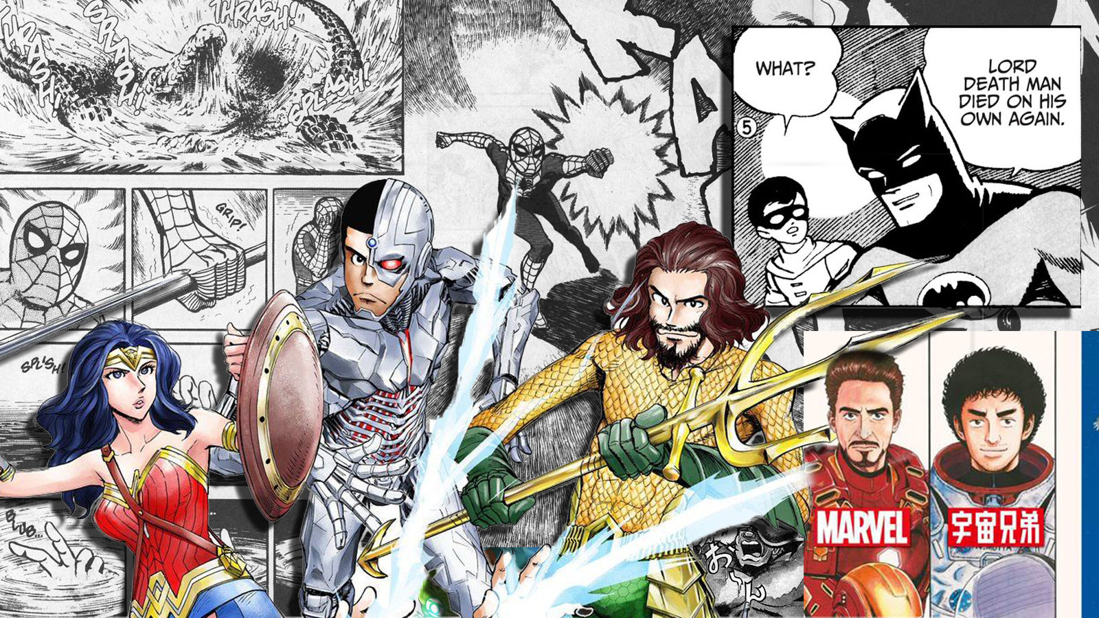 The 6 weirdest manga versions of American superheroes