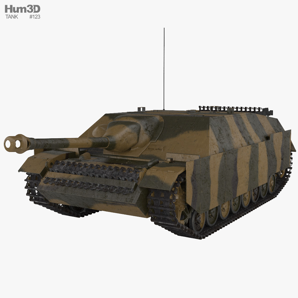 Jagdpanzer IV Tank Destroyer 3D model on Hum3D