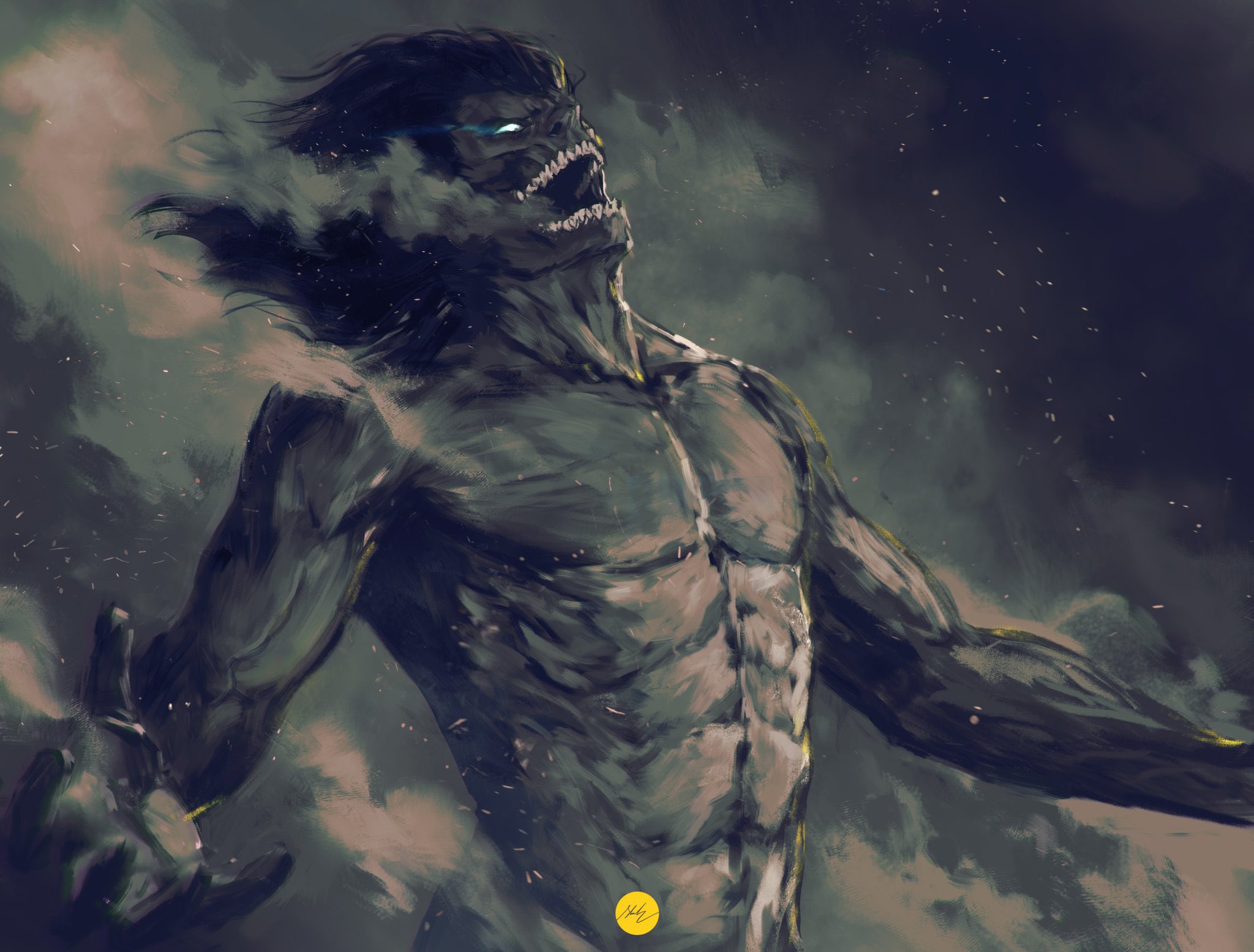 Eren Attack On Titan, eren titan form HD phone wallpaper | Pxfuel
