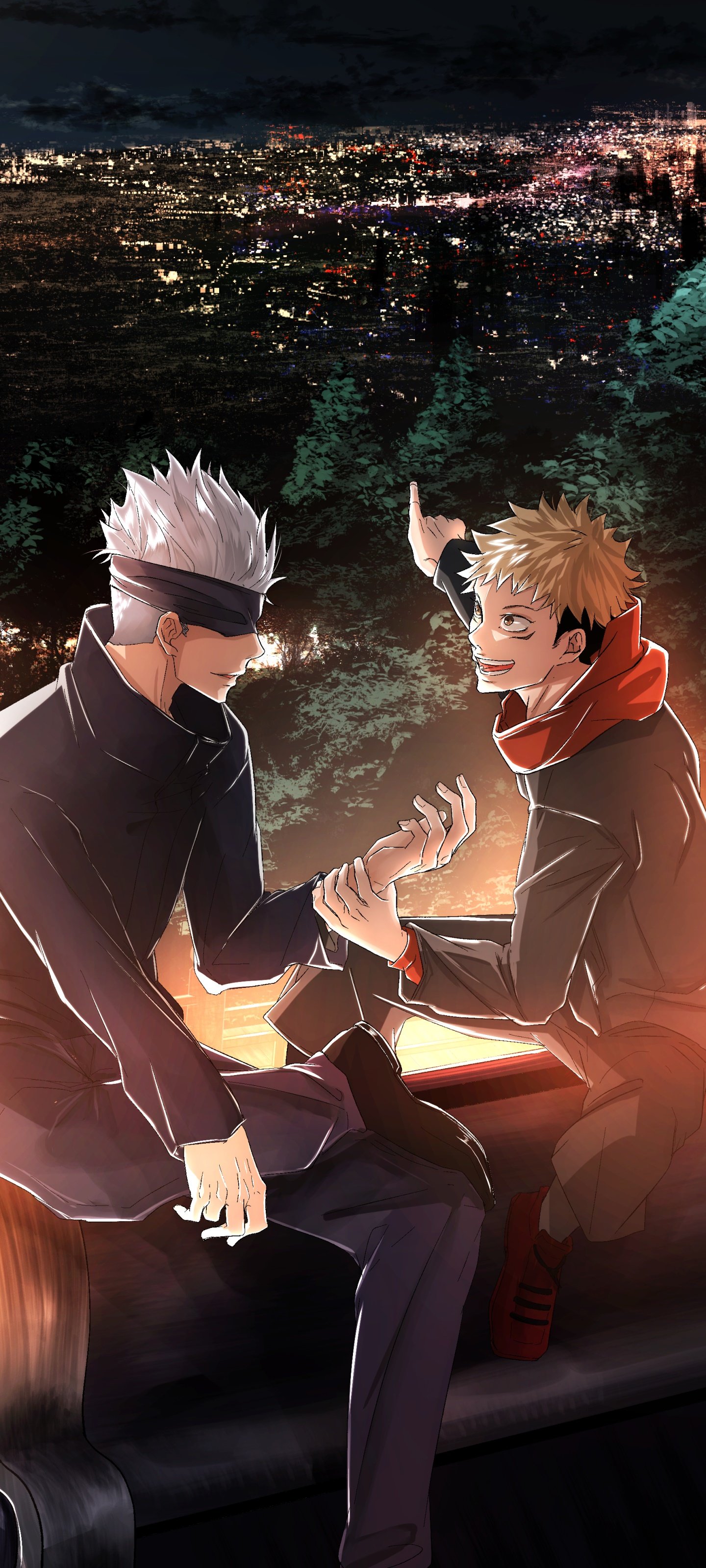 Download Jujutsu Kaisen 4k Blindfolded Satoru Wallpaper