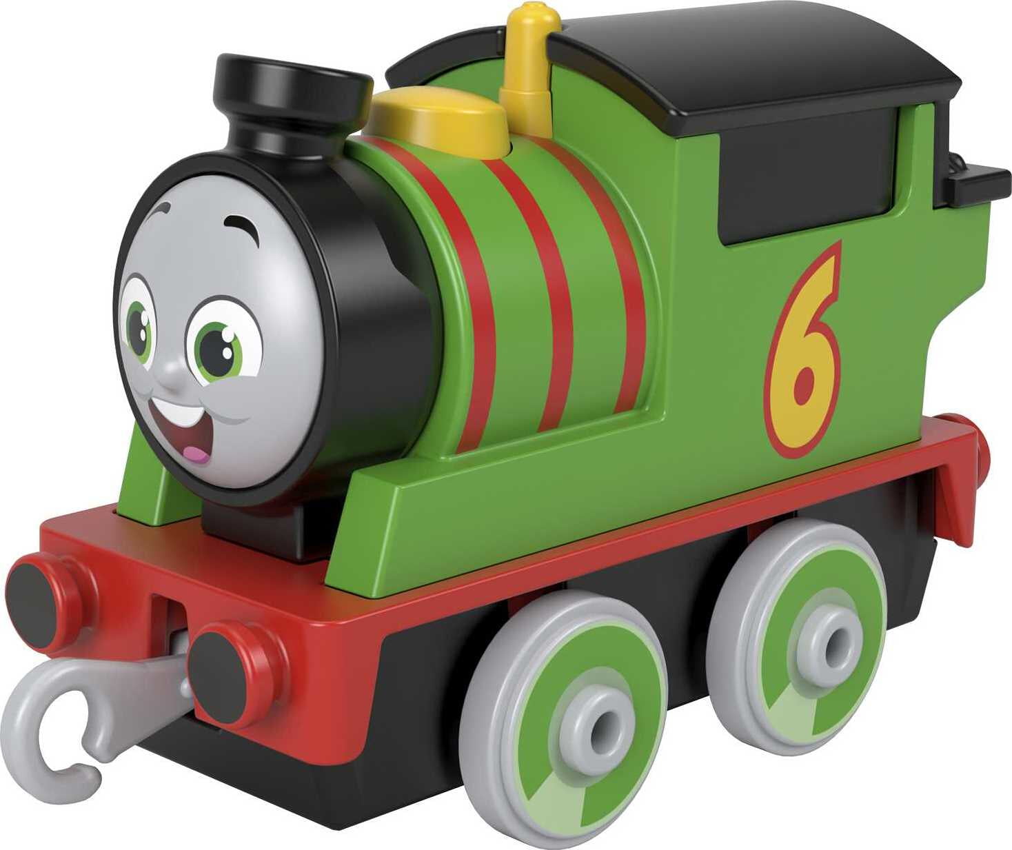 Thomas & Friends Toy Train, Percy Diecast Metal Engine, Push Along Vehicle For Preschool Kids