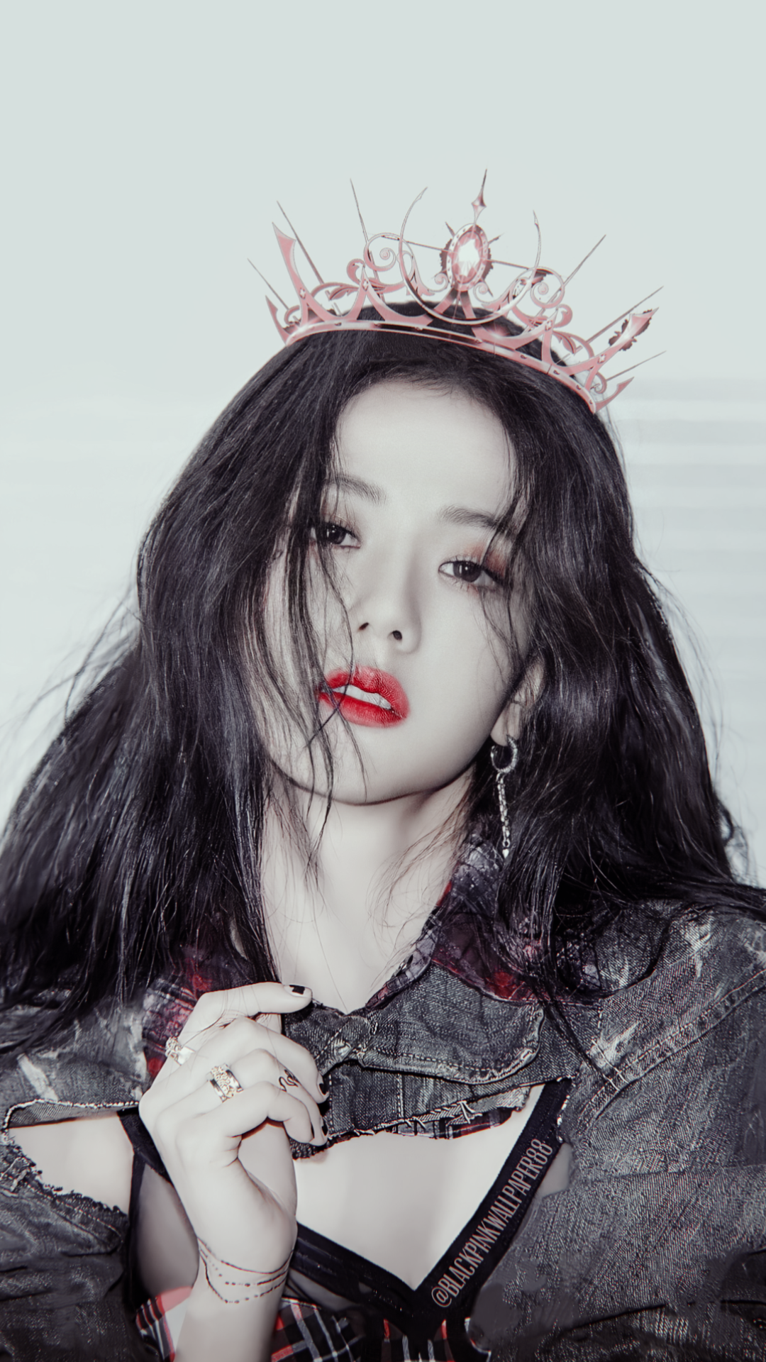 JISOO BLACKPINK THE ALBUM TEASER WALLPAPER. Blackpink, Blackpink square up, Love sick