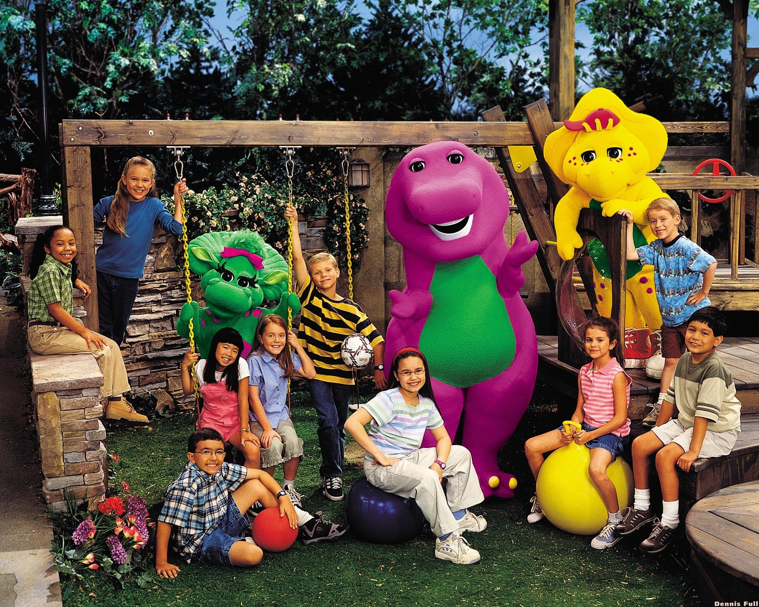 Wallpaper, 2450x1960 px, adventure, barney, comedy, dinosaur, family, series 2450x1960