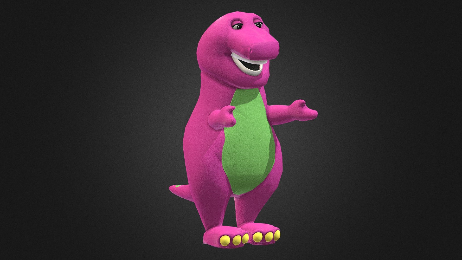 Barney the Dinosaur model by DarwinVS [592915e]
