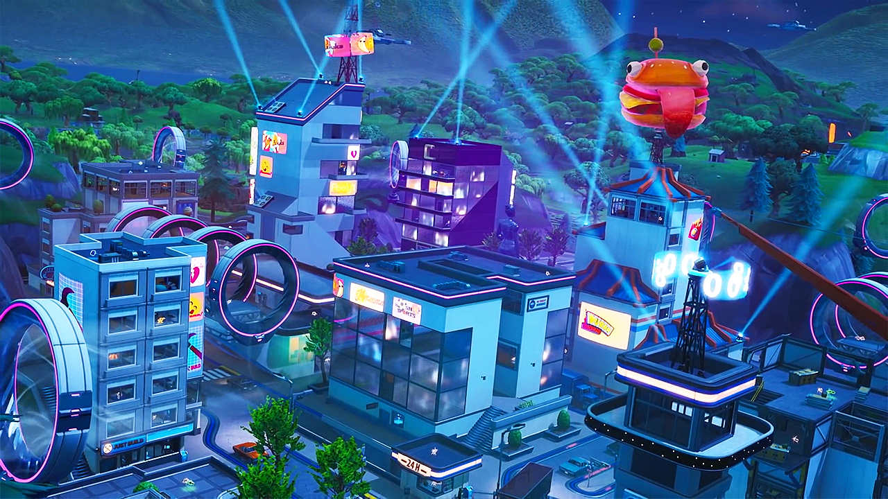 Fortnite Season 9's New Map Areas: Mega Mall And Neo Tilted Towers
