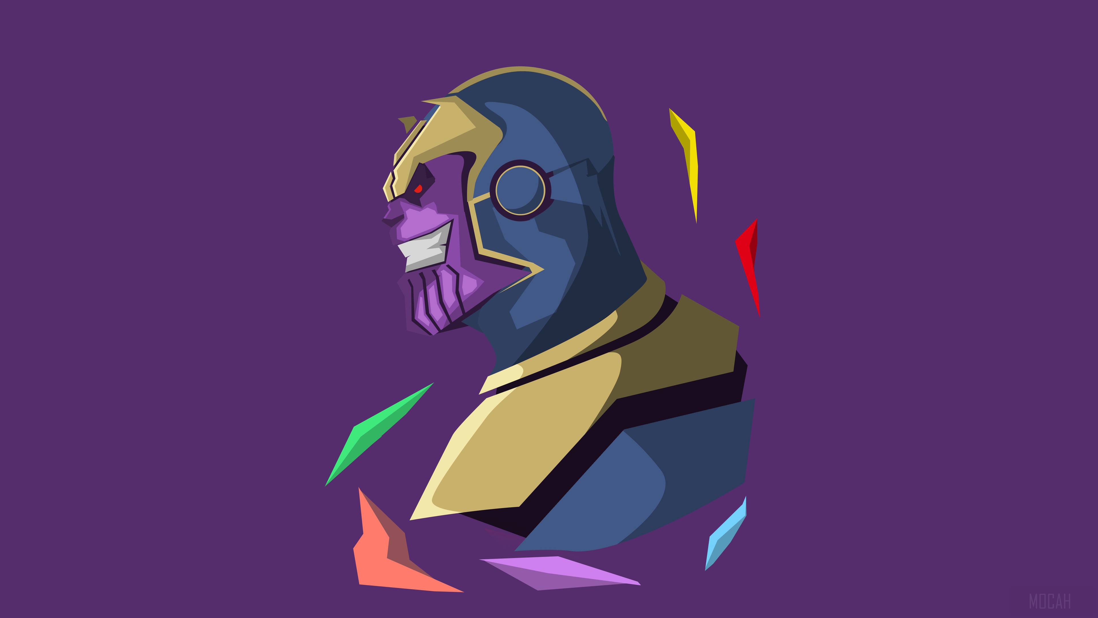 Thanos Minimalistic 4k Gallery HD Wallpaper