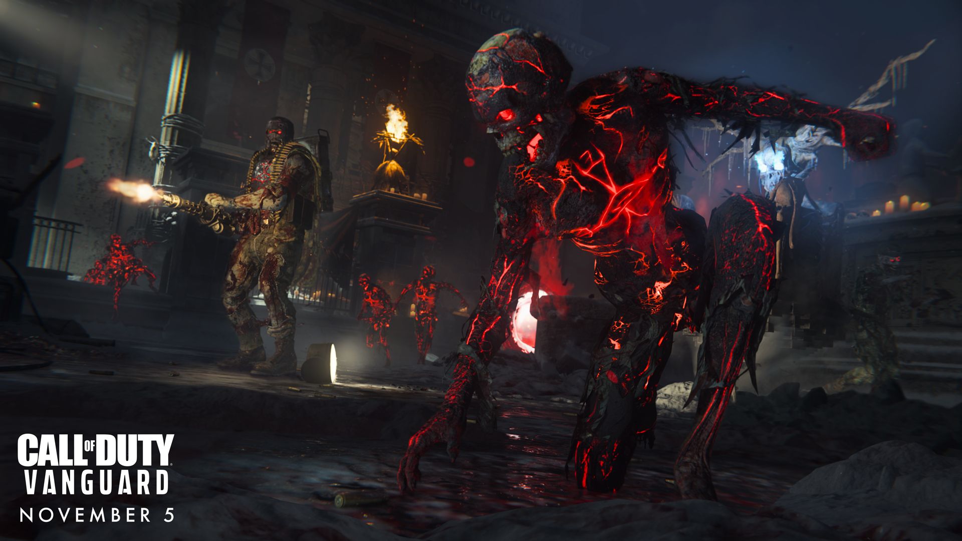 Call of Duty Vanguard Zombies Wallpaper COD Vanguard Zombies Background