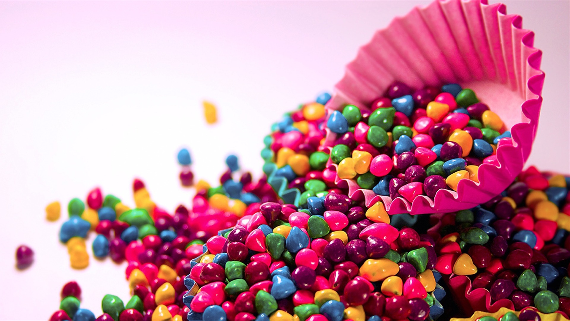 Colorful Candies Design HD Wallpaper