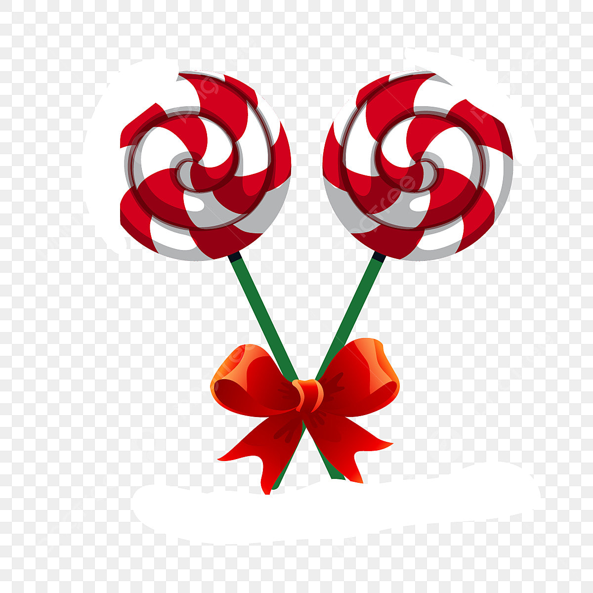 Scarf Design Vector HD Image, Christmas Candy Design With Red Scarf, Merry, Christmas, Festival PNG Image For Free Download