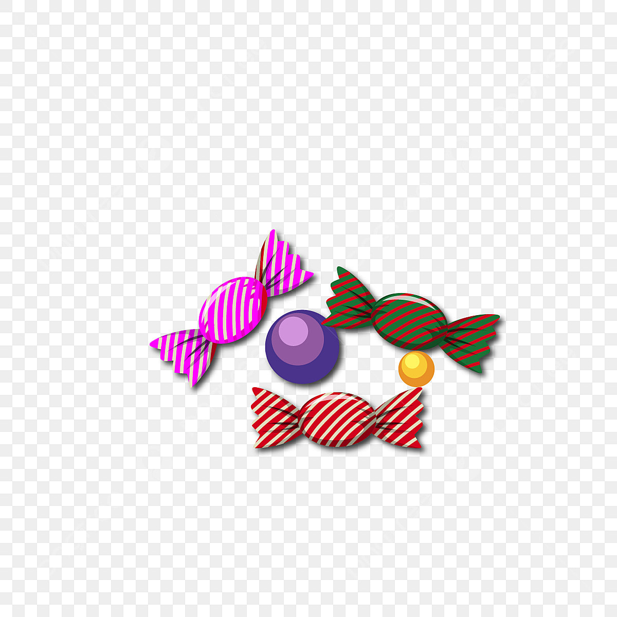 Candy Design Vector HD Image, Christmas Candy Design, Merry, Christmas, Event PNG Image For Free Download