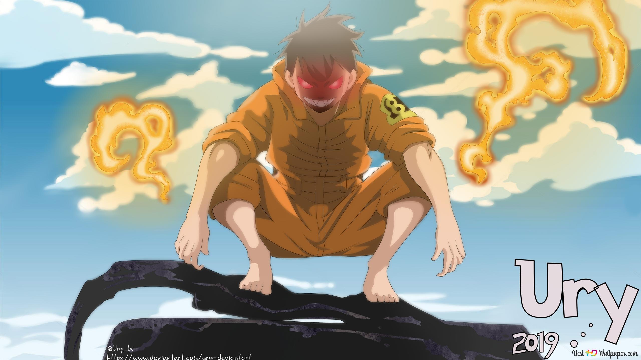 Fire Force Kusakabe 2K wallpaper download