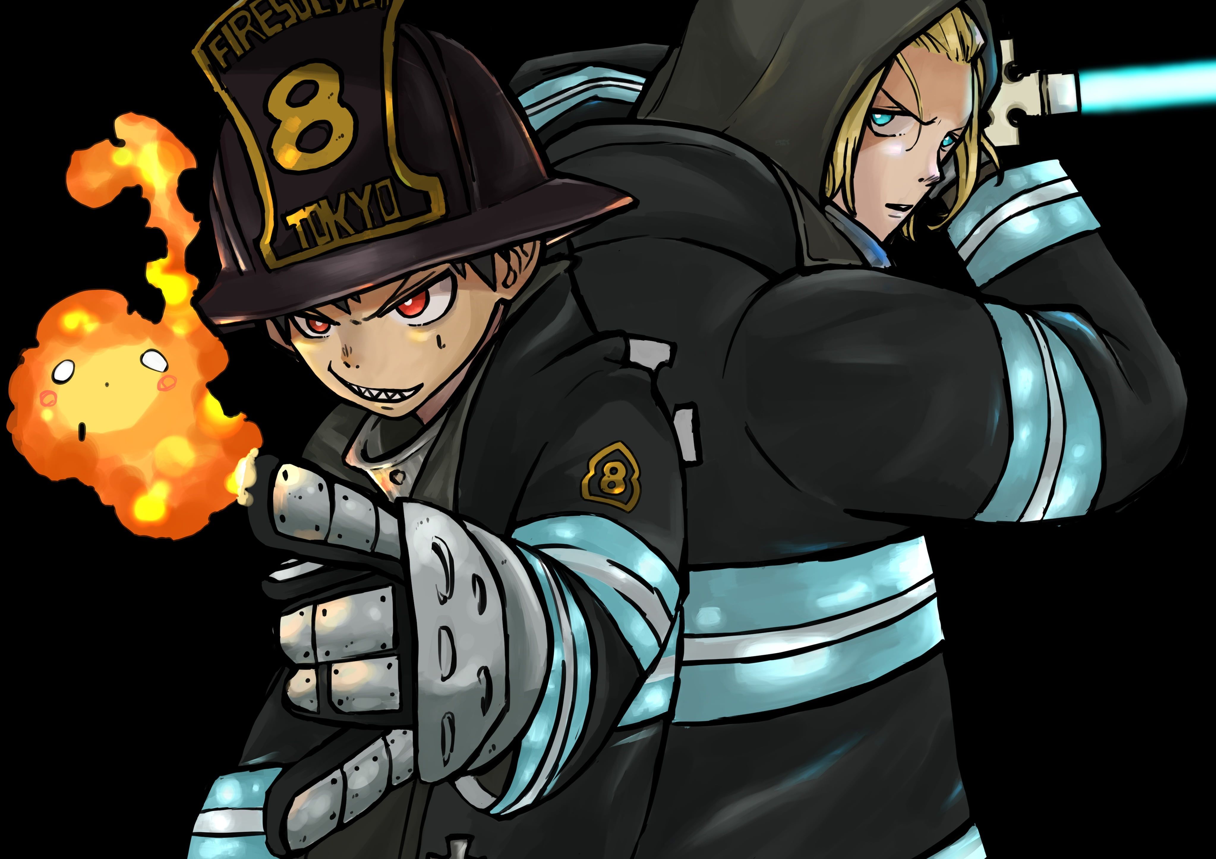 Anime Fire Force Shinra Kusakabe K #wallpaper #hdwallpaper #desktop. Shinra kusakabe, Anime, Anime hd