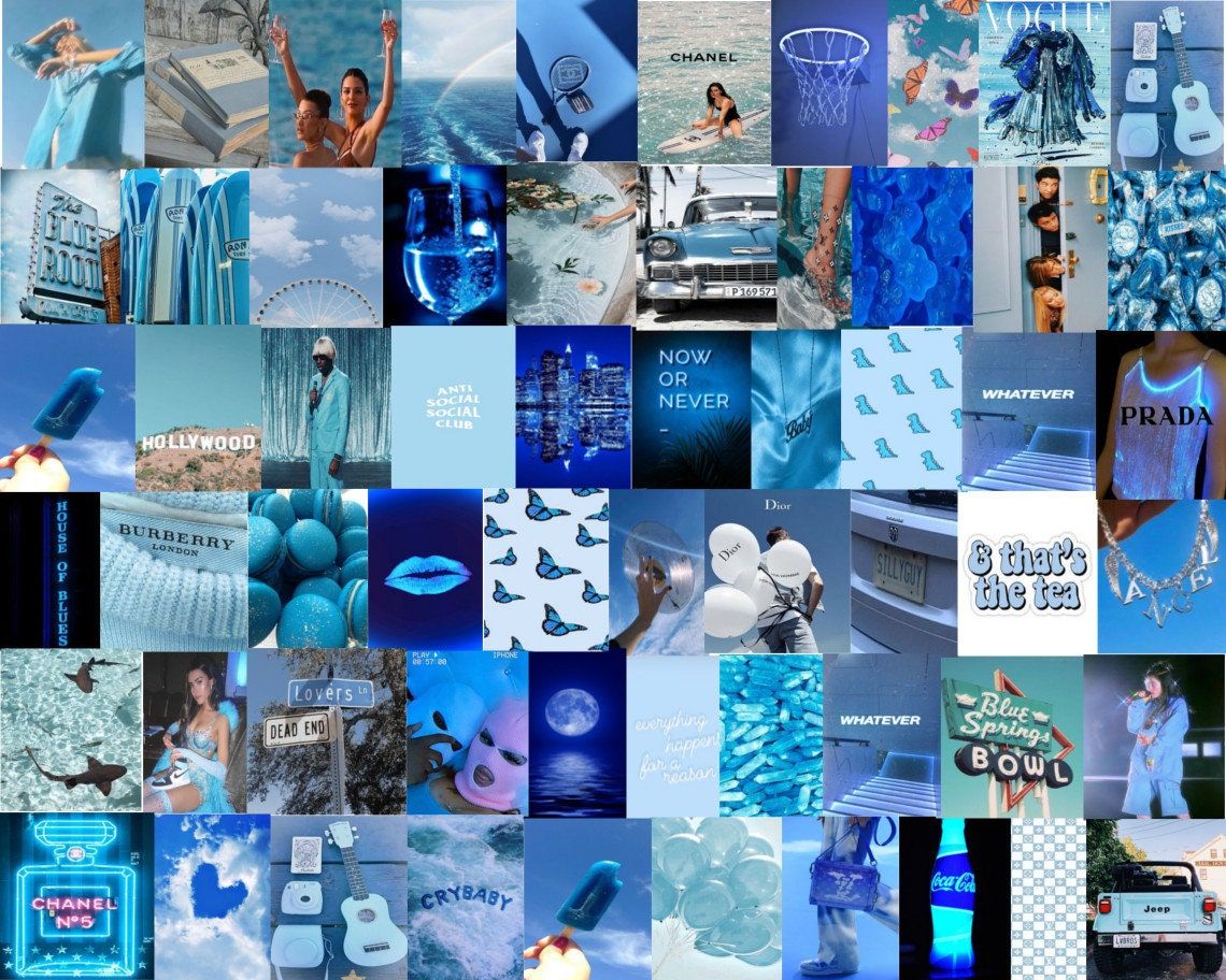 Blue Spring Collage Wallpapers - Wallpaper Cave